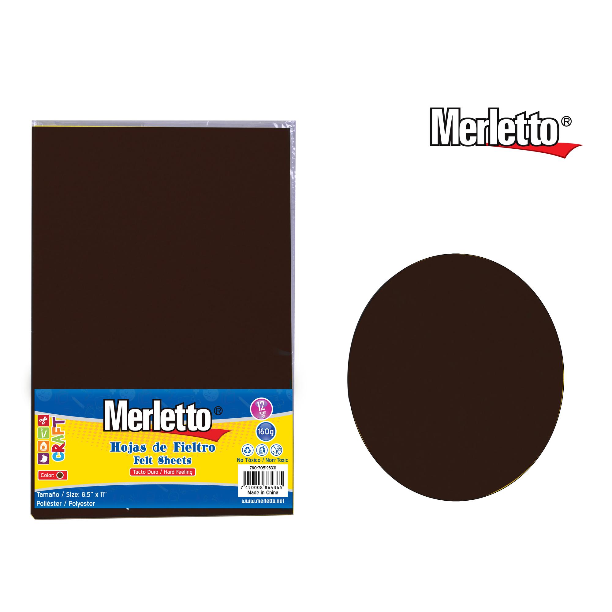 100BOL FIELT 8.5*11 12PZ CHOCO - 780-036191131