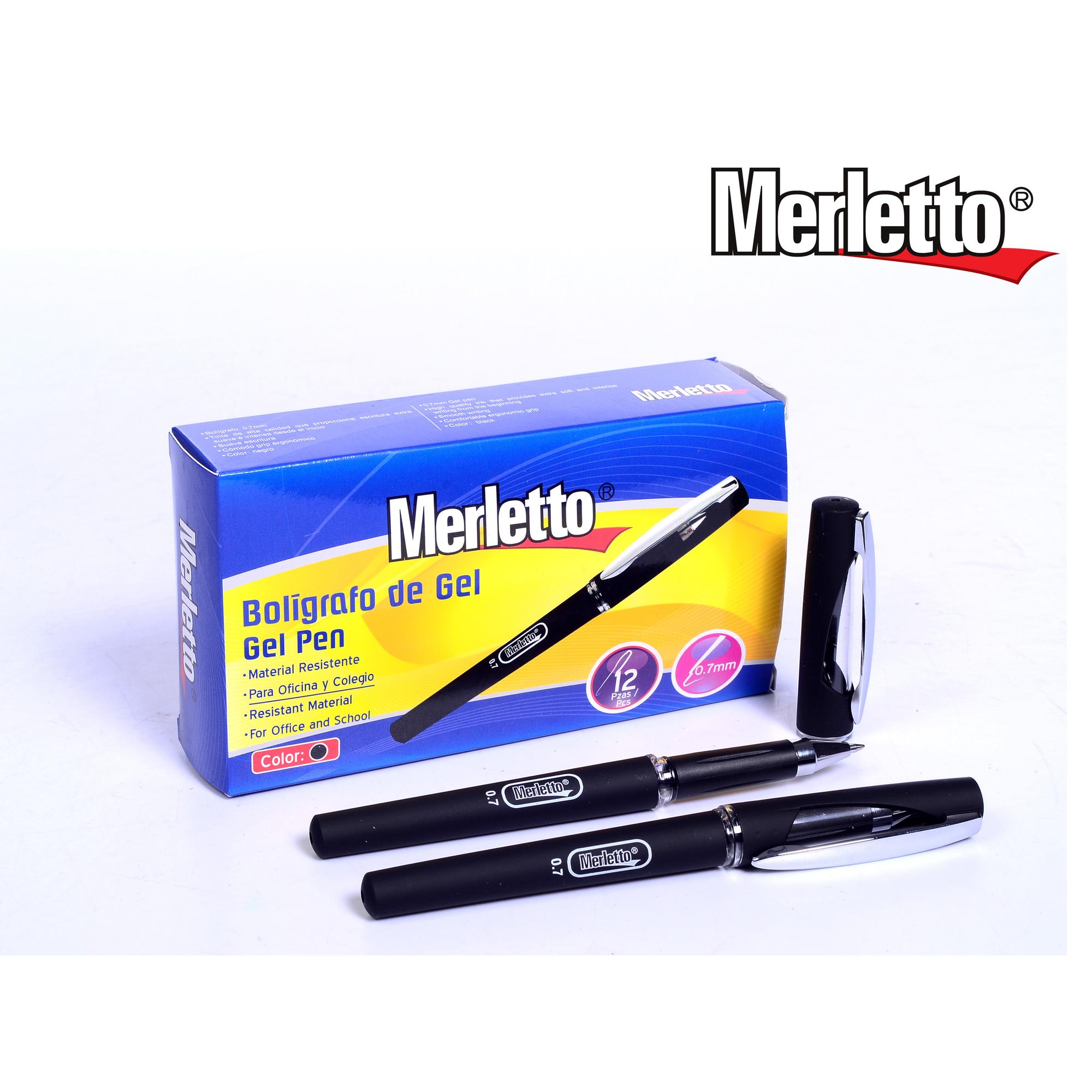 BOLIGRAFO DE GEL NEGRO 0.7MM - 780-115129399