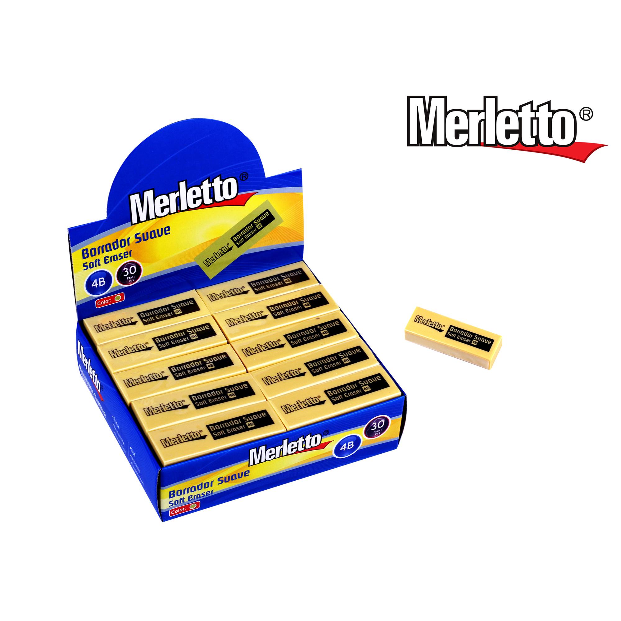 600PCS/CTN BORRACHA 4B AMARELO - 780-1161898