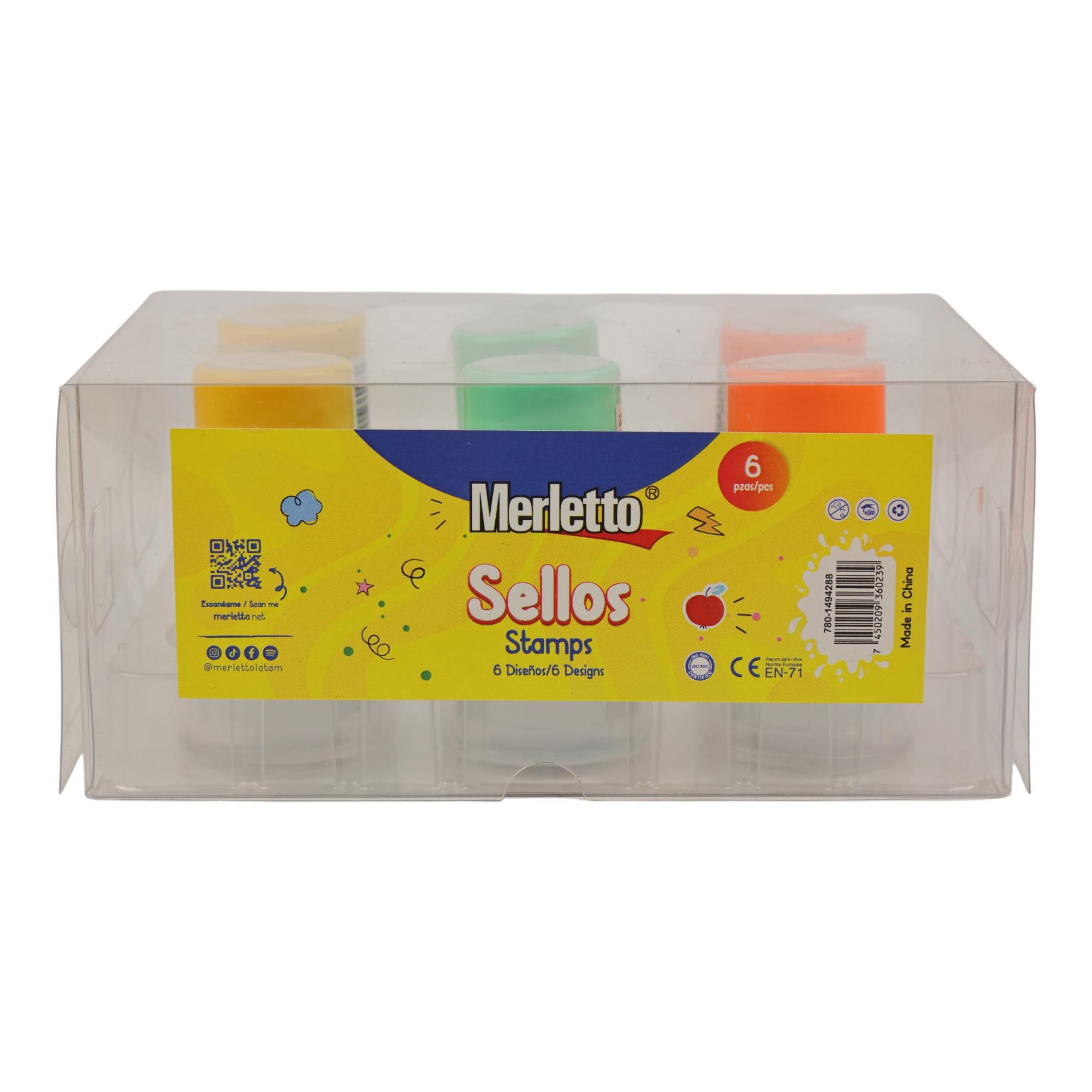 CONJUNTO DE 6 SELOS EM CAIXA PLÁSTICA - 780-1494288