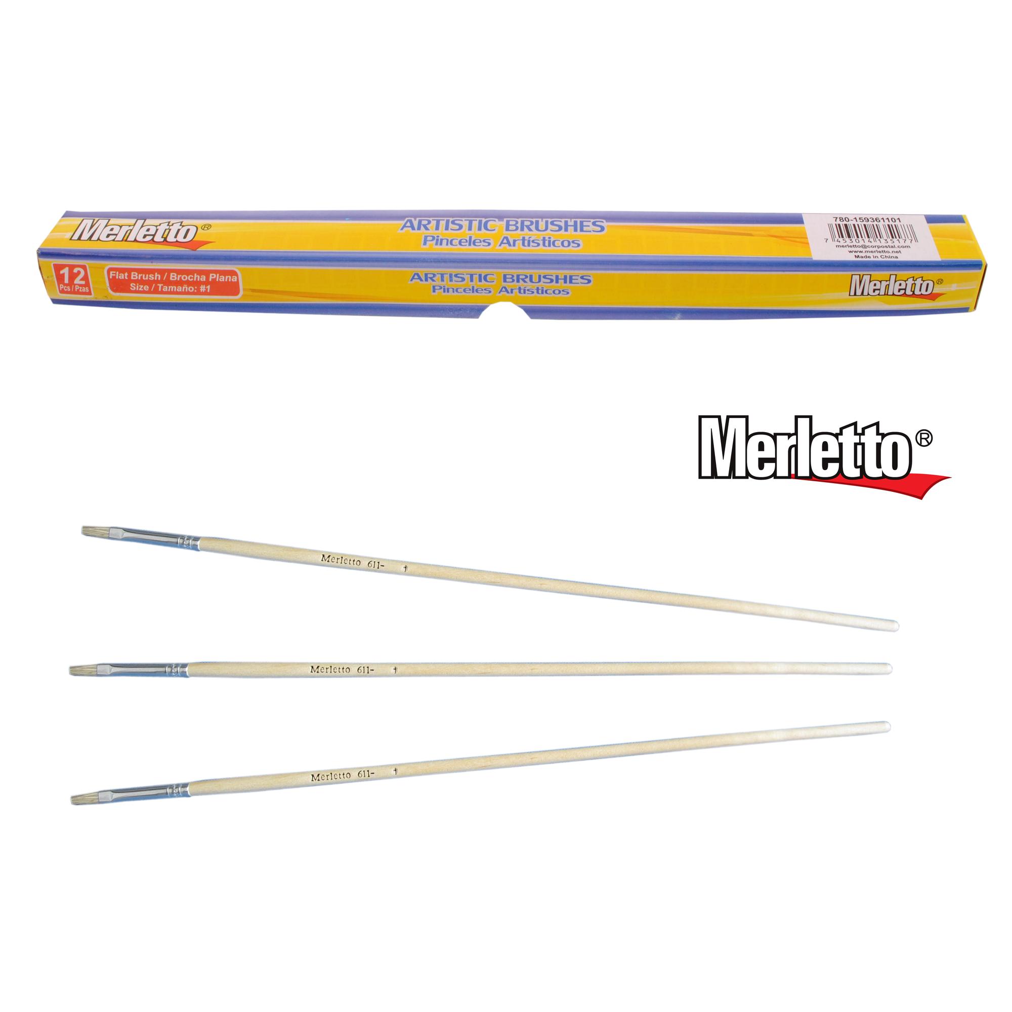 200DZ/CTN PINCELES PLANOS #1 - 780-159361101