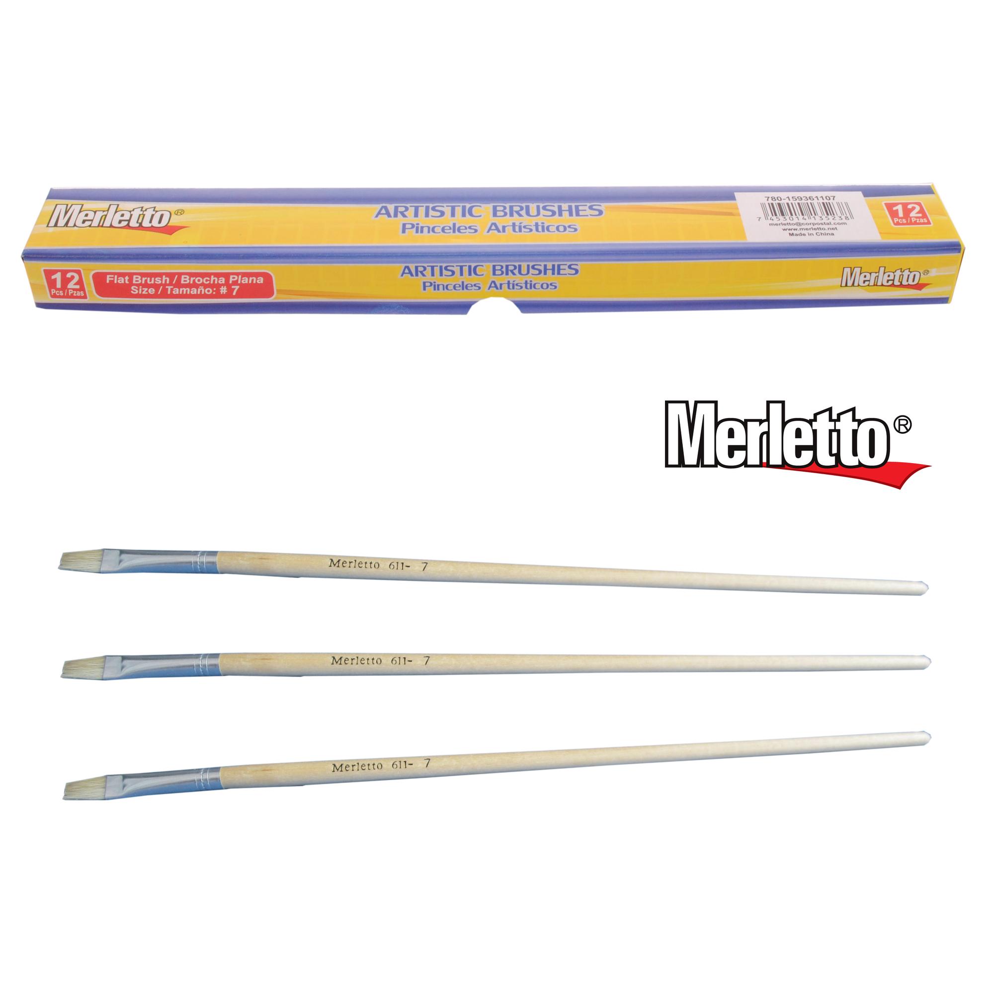 100DZ/CTN PINCELES PLANOS #7 - 780-159361107