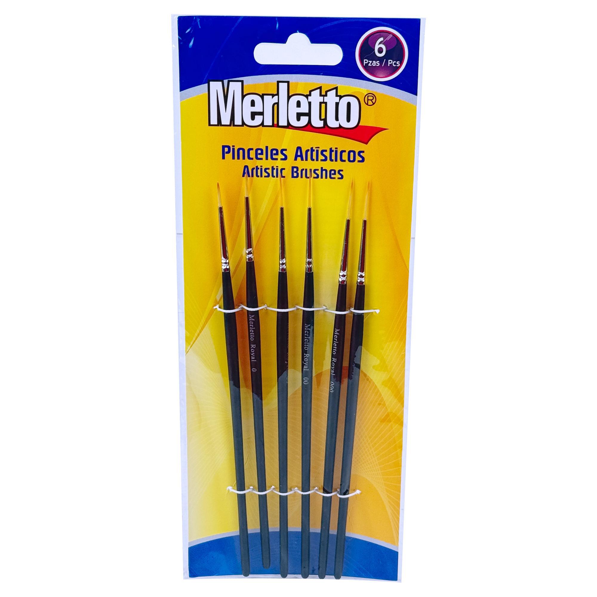 200SETS/CTN 6PCS ARTIST BRUSHES WITH DOUBLE SIDED CMYK PRINT - 780-1594184