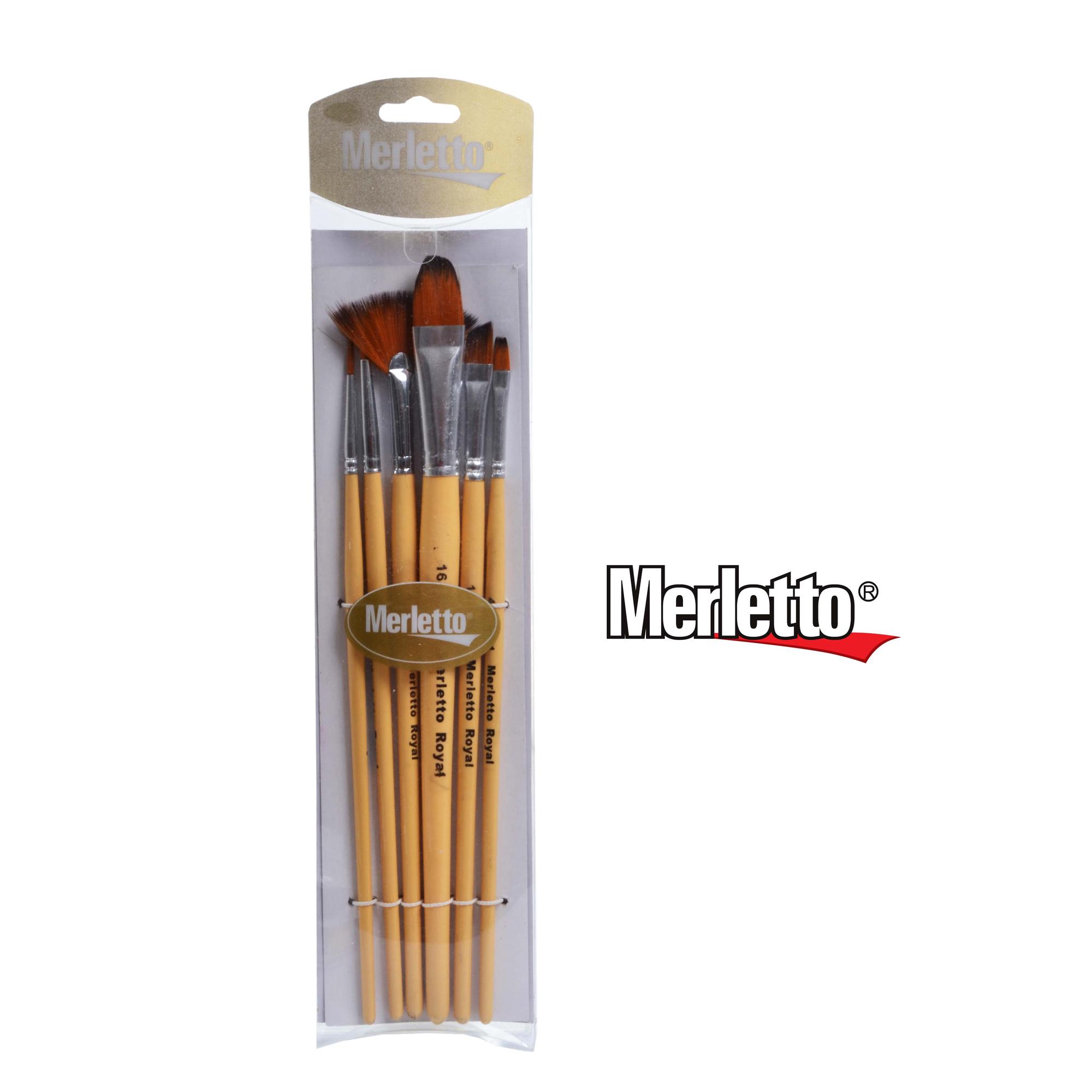 SET DE PINCELES SURTIDOS 6PZ - 780-1595621/6