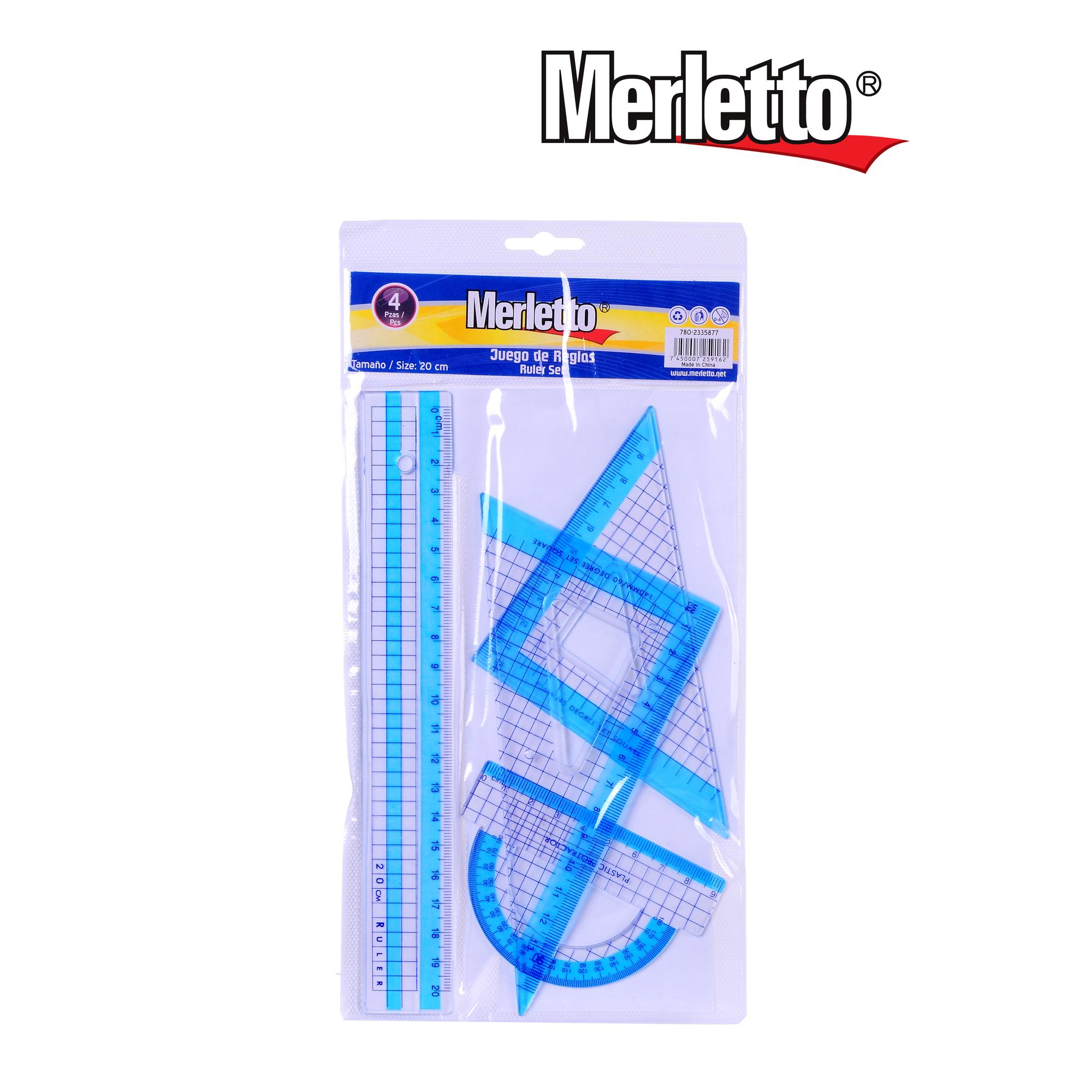 RULER SET 4PCS 30CM - 780-2335877