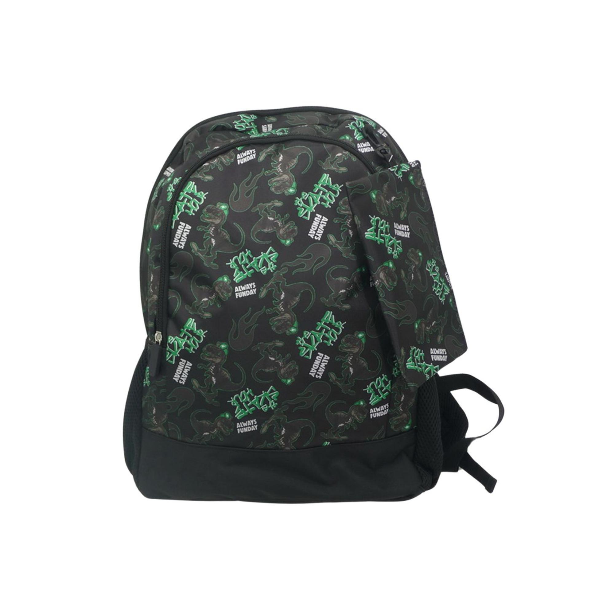 SET MOCHILA Y CARTUCHERA DINO 600D - 780-3082507