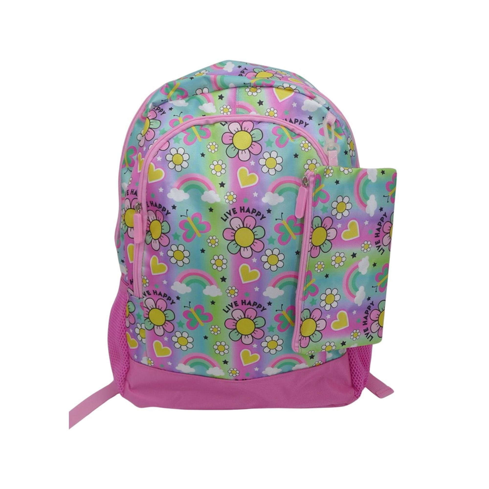 SET MOCHILA Y CARTUCHERA PASTEL 600D - 780-3082519