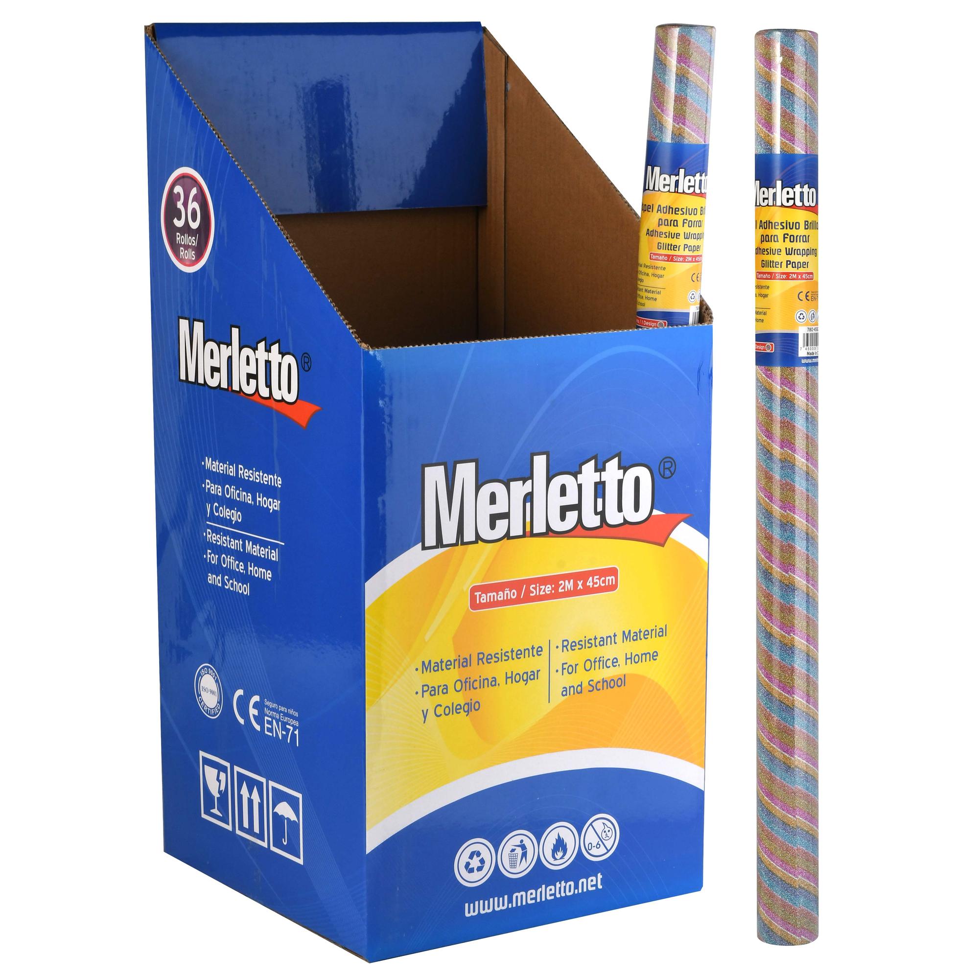 36ROLLS/CTN, GLITTER ADHESIVE - 780-4582484