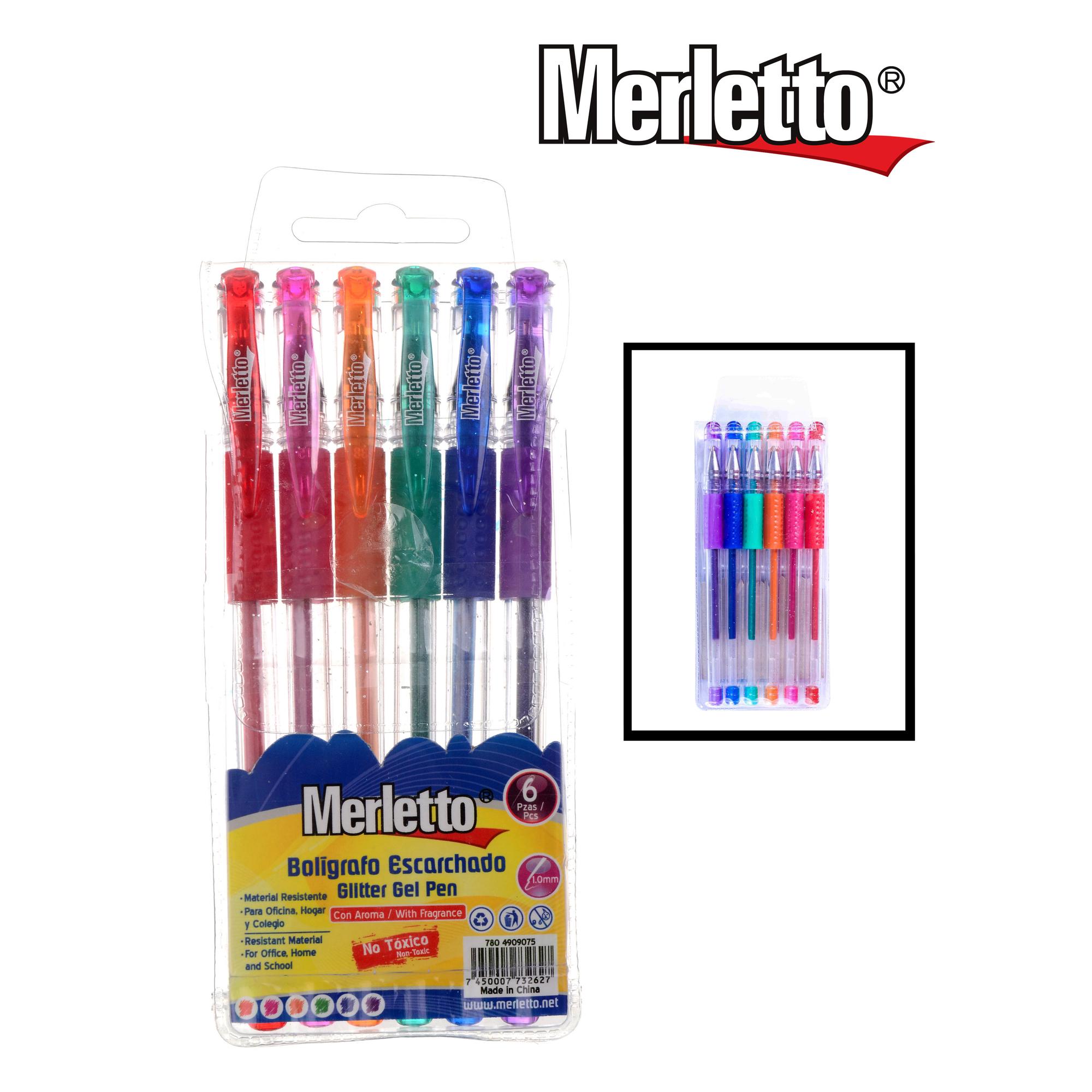CANETA GEL FOSCO 6PCS 1.0MM - 780-4909075