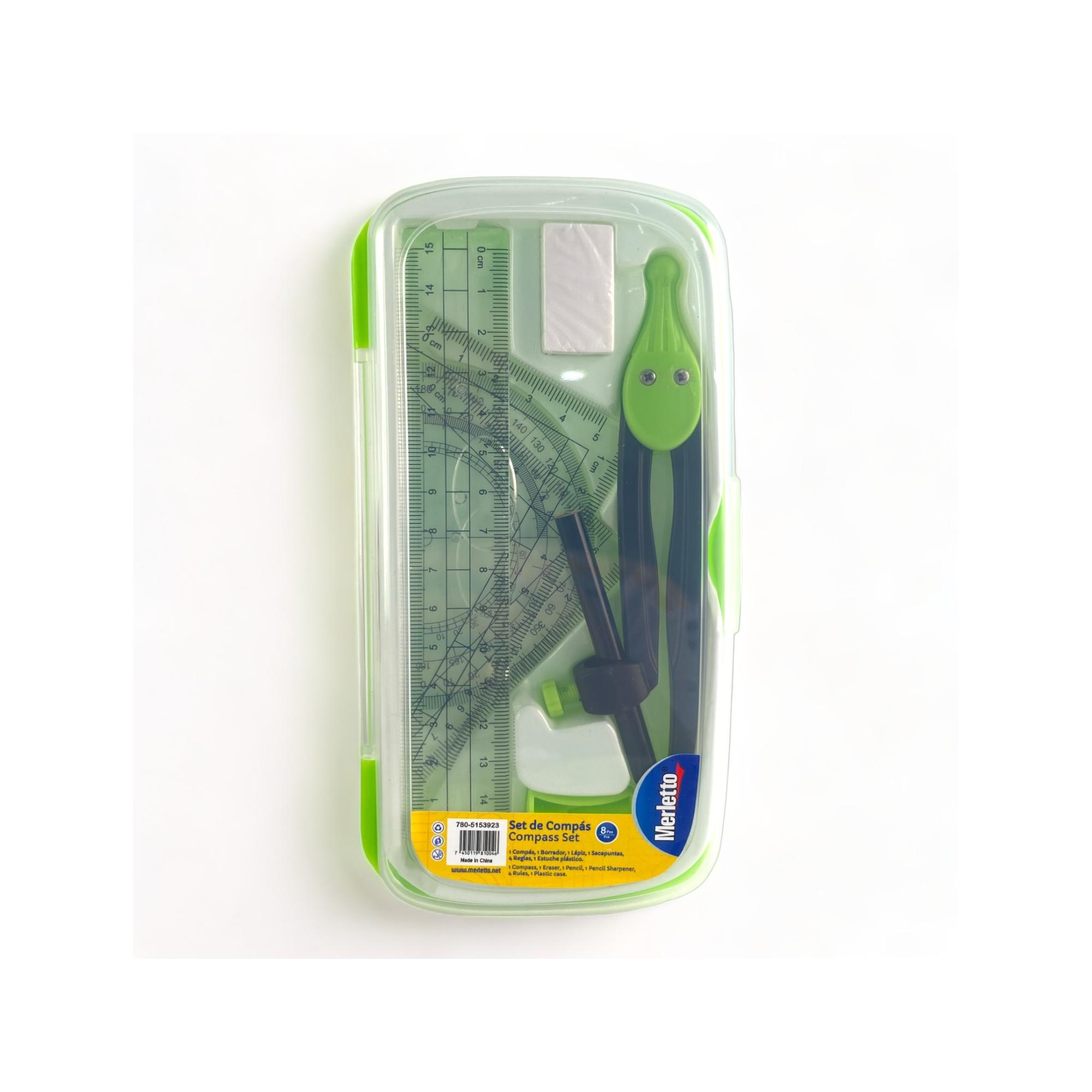 96SETS/CTN 8PCS COMPASS SET INPLASTIC BOX WITH LABEL AND IN - 780-5153923