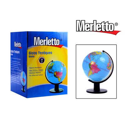 4PZ/CTN GLOBO PLASTICO 25CM