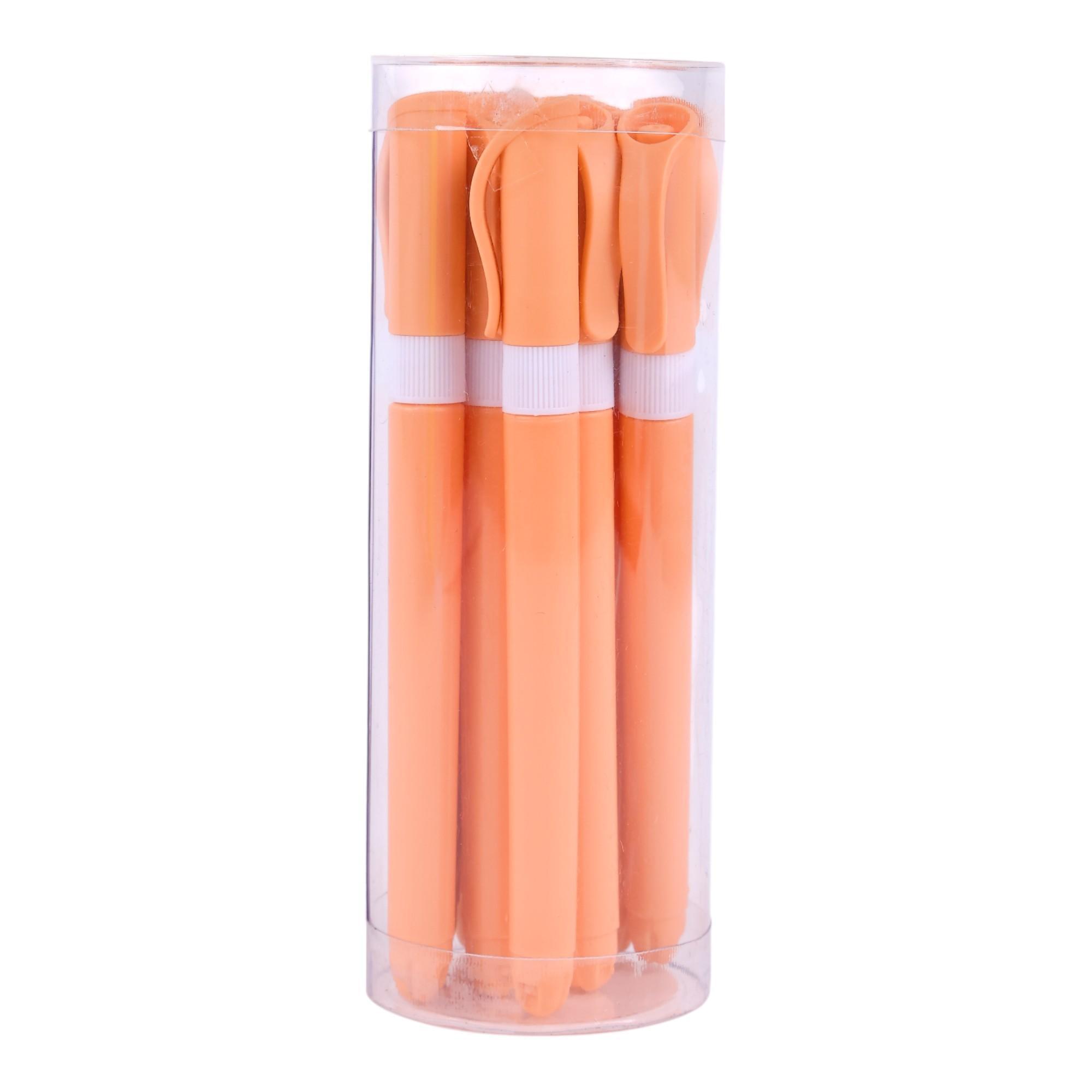 RESALTADOR PASTEL 12PZ EN BARRIL ANARANJADO - 780-591444226