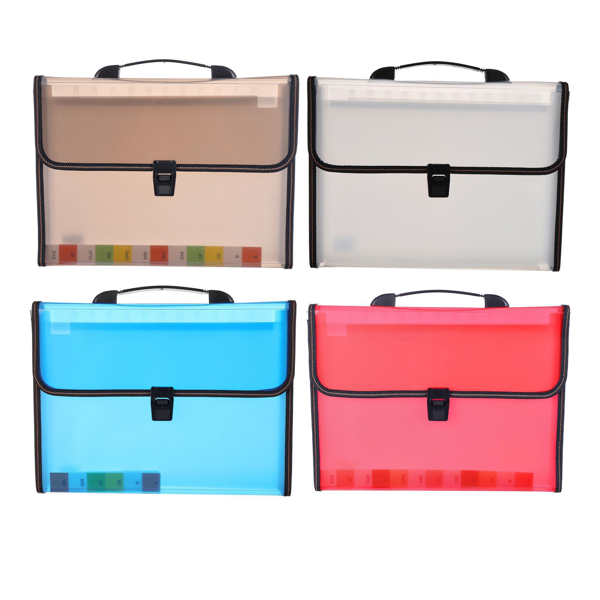 DIVIDERS EXPANDING FILE WITH HANDLE CLIP - 780-6994669