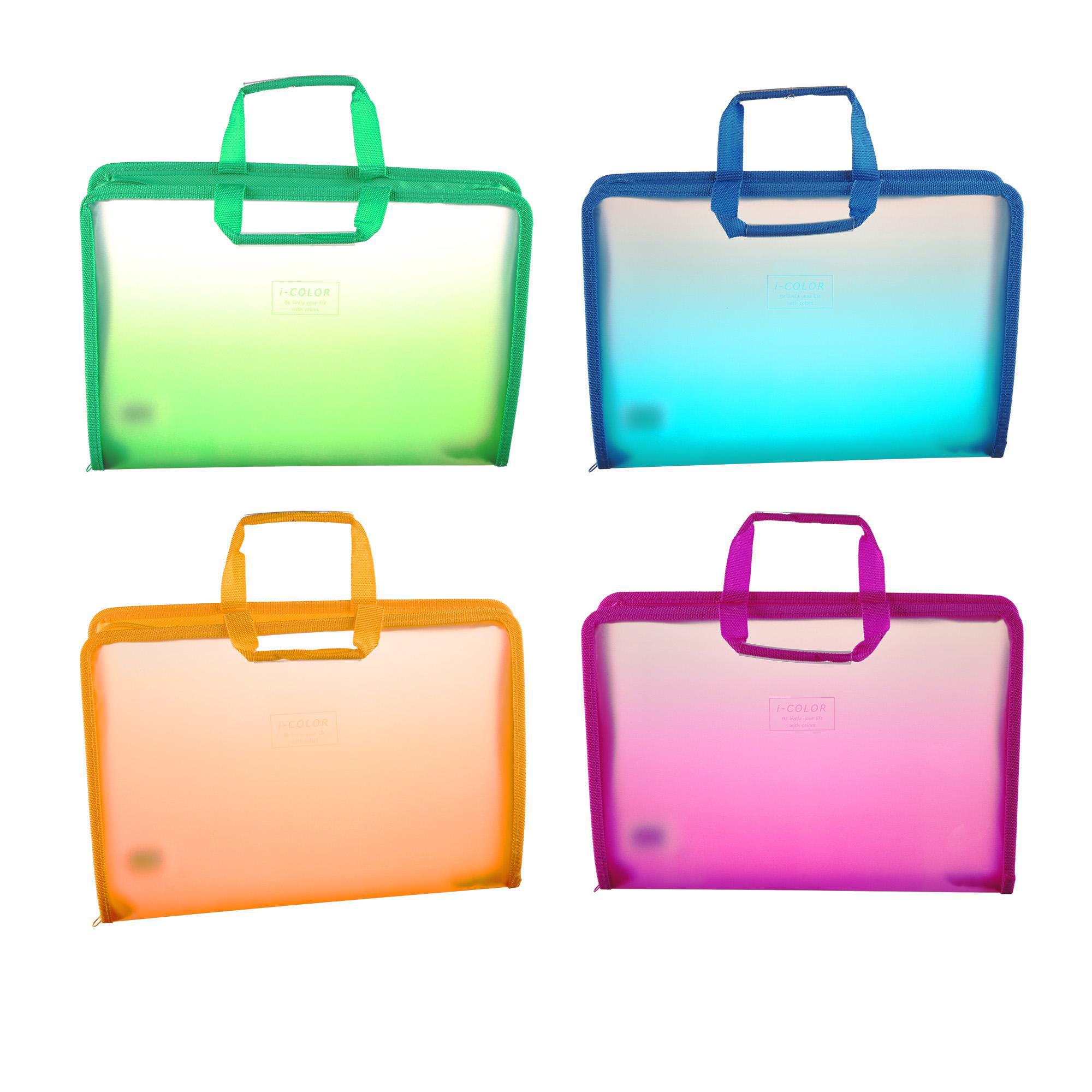 ZIPPER FILE FOLDER WITH HANDLE - 780-6994673