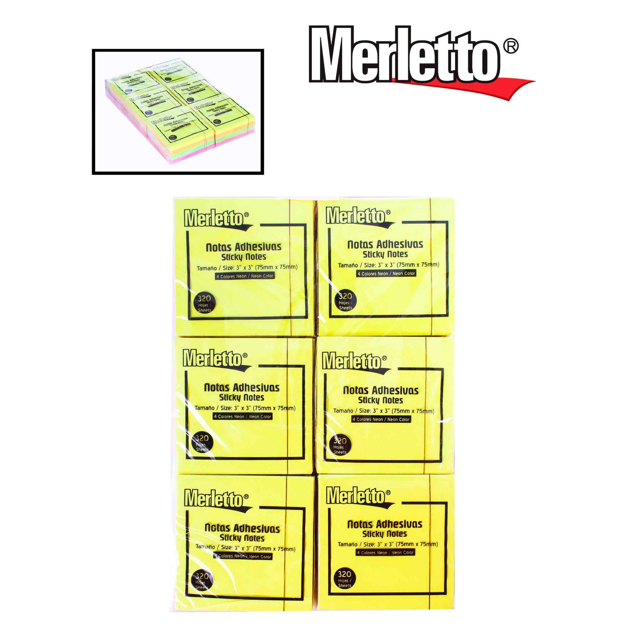 ADHESIVE NOTES 320 SHEETS 3"x - 780-7131363