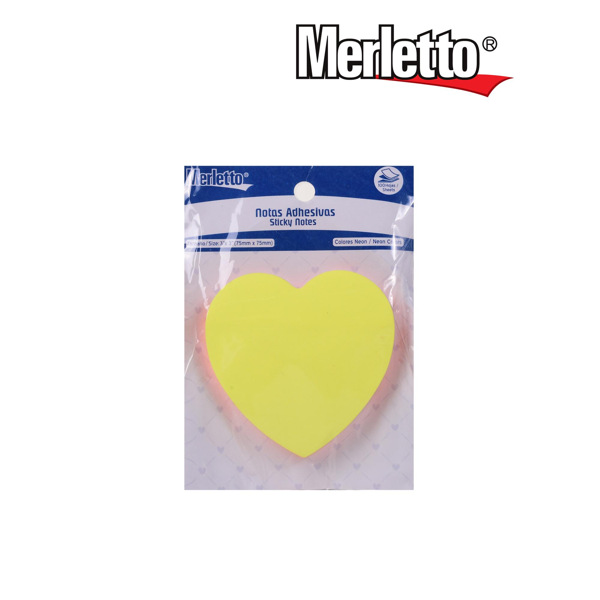 STICKY NOTES HEART 100SHEETS - 780-7132261