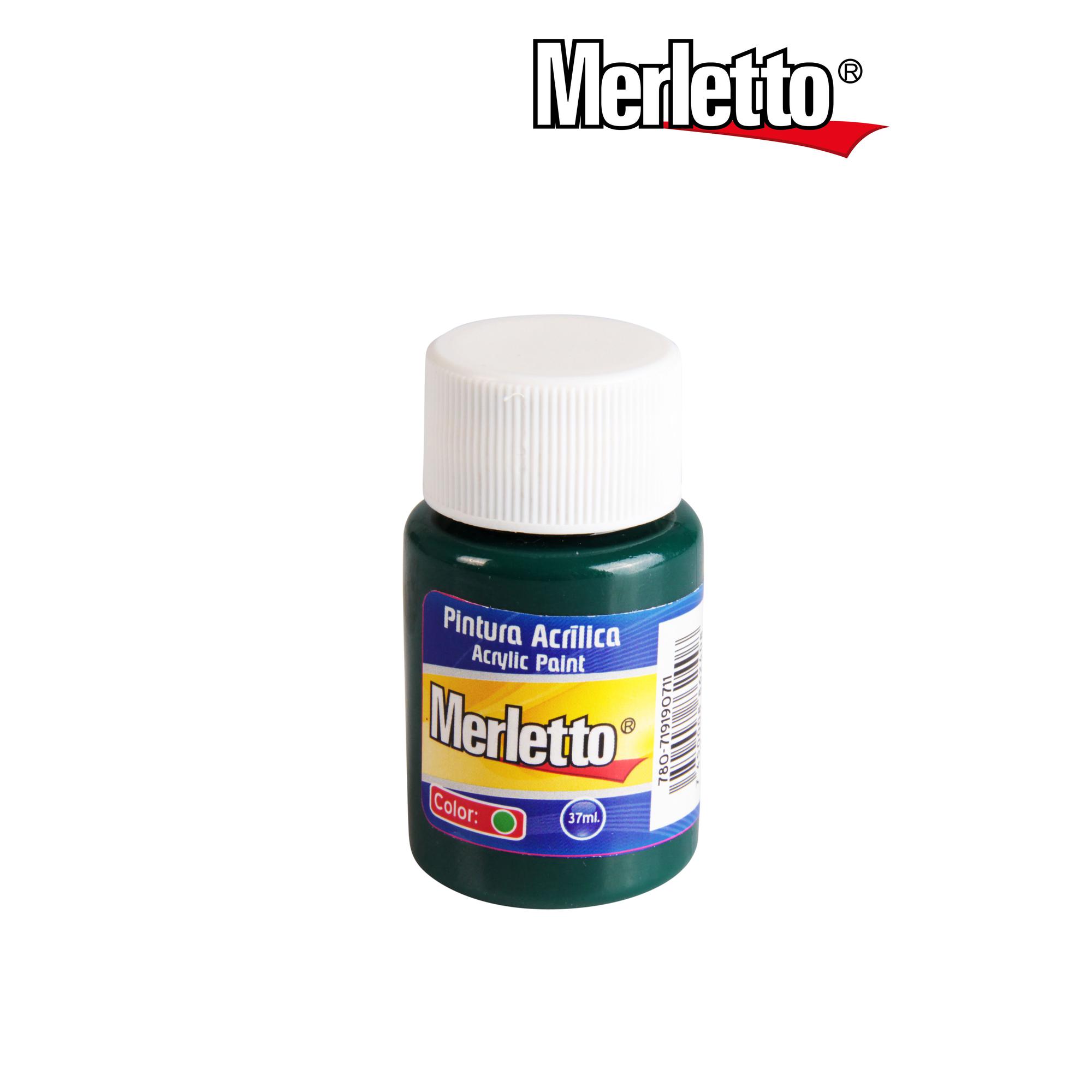 432PZ/CTN PINT ACRIL 37ML VERD - 780-719190711