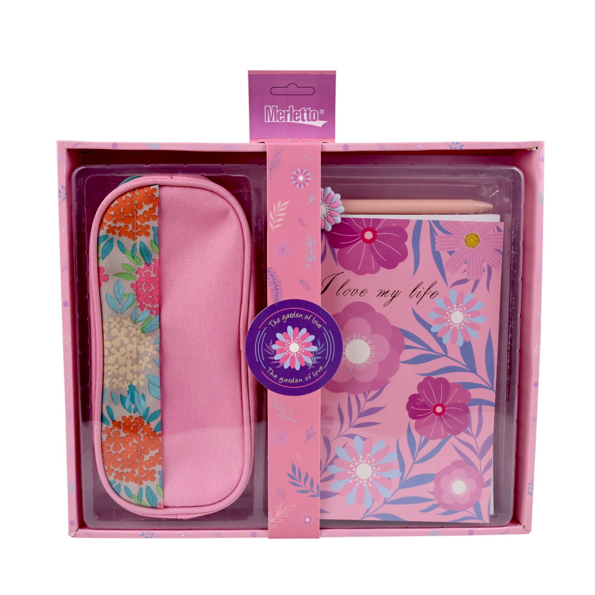 CONJUNTO DE MESA ROSA DE 3 PEÇAS - 780-7474730