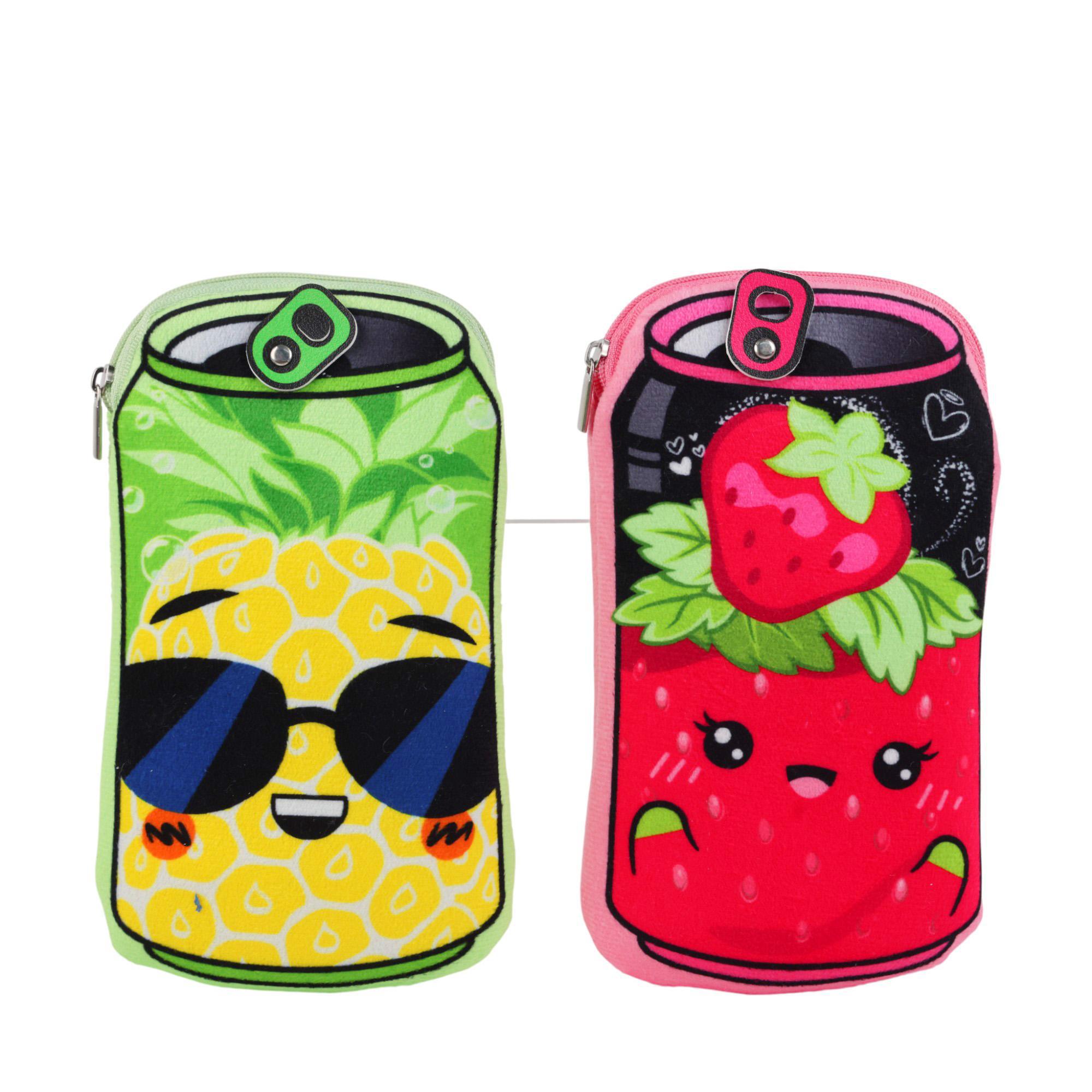 ESTOJO DE LÁPIS COM 1 COMPARTIMENTO 2 DESENHOS VARIADOS 21X5,5X6cm 21X5,5X6cm - 780-7514700