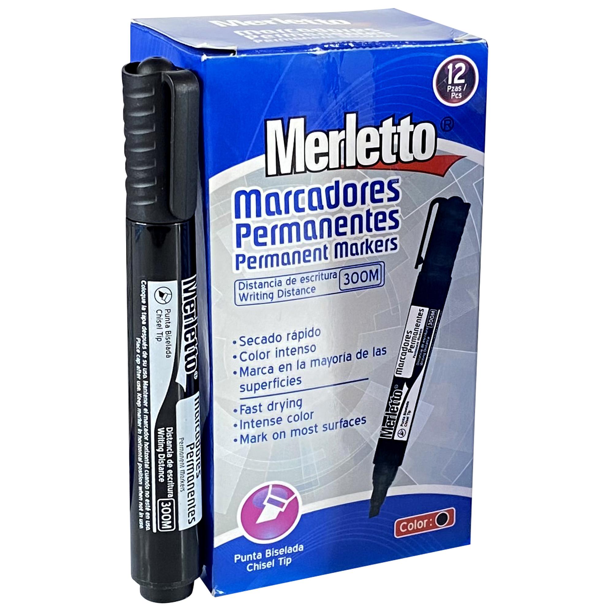 MARCADOR PERMANENTE NEGRO 12PZ - 780-755269699