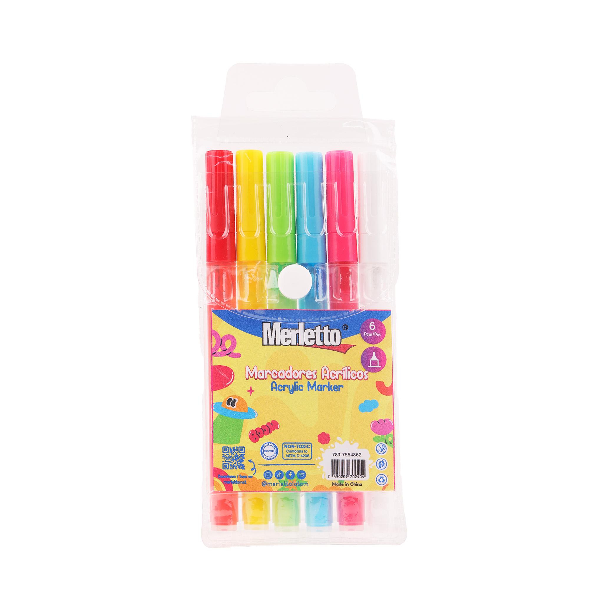 acrylic marker in PVC bag - 780-7554862