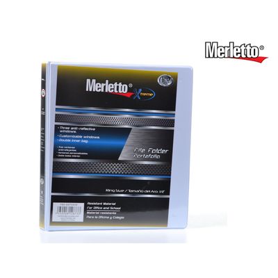 24PZS/CTN FOLDER 1/2pulgadas BLANCO