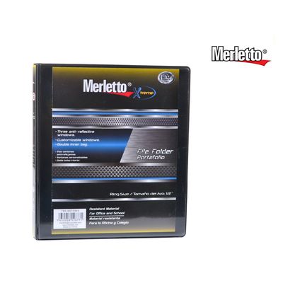 24PZS/CTN FOLDER 1/2pulgadas NEGRO