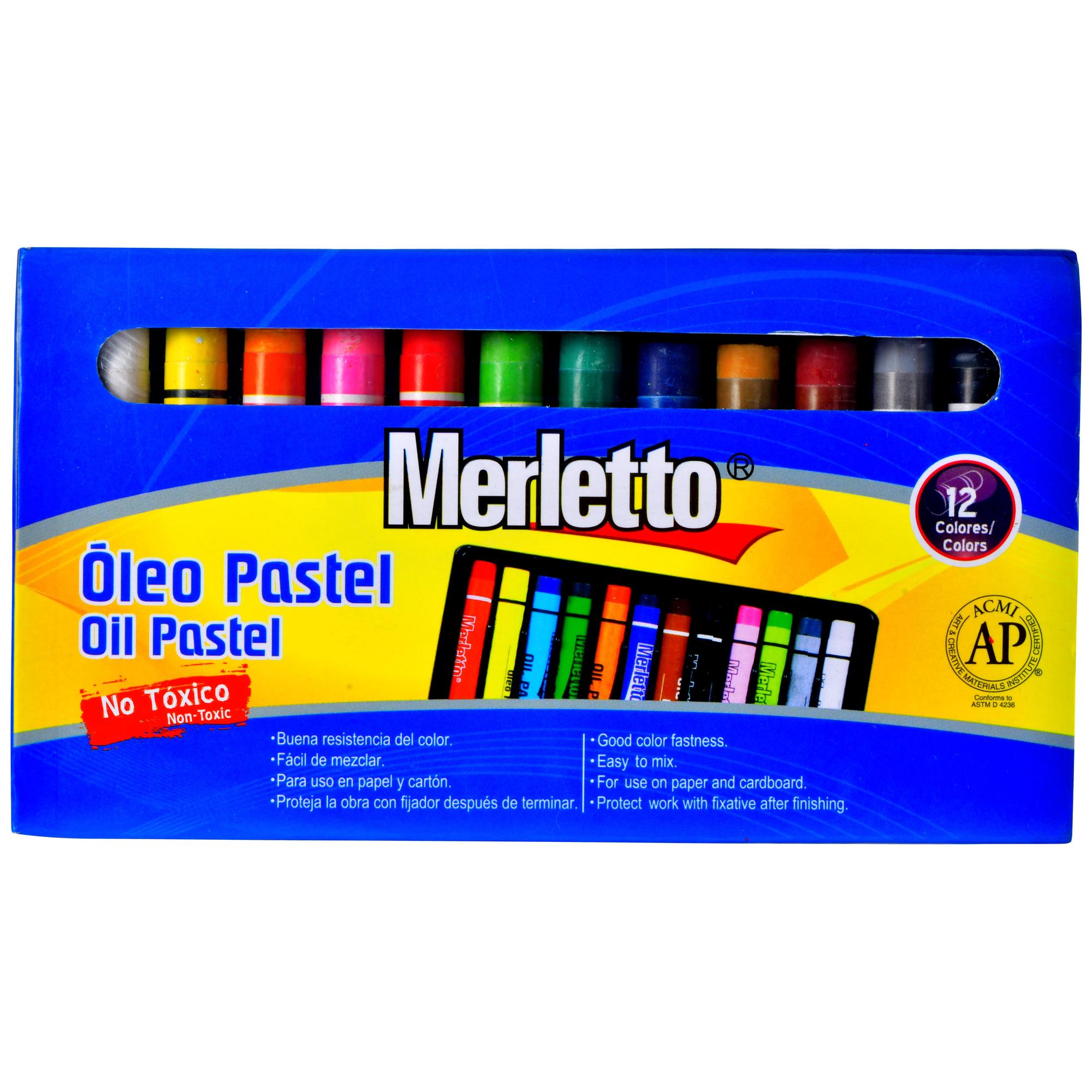 PINTURA OLEO PASTEL 12 COLORES - 780-7932469