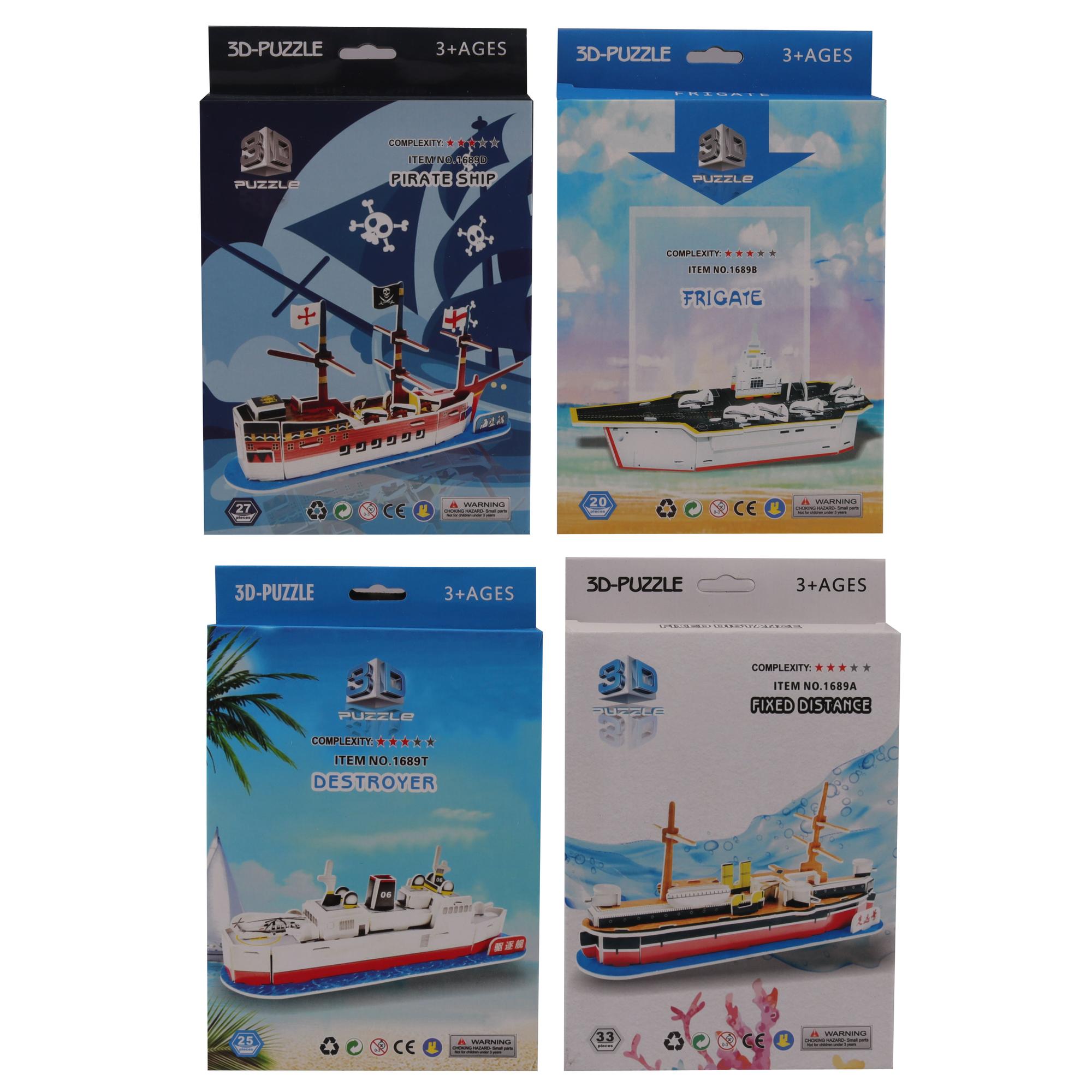 ROMPECABEZA 3D NAVES MARINAS - 780-8012625