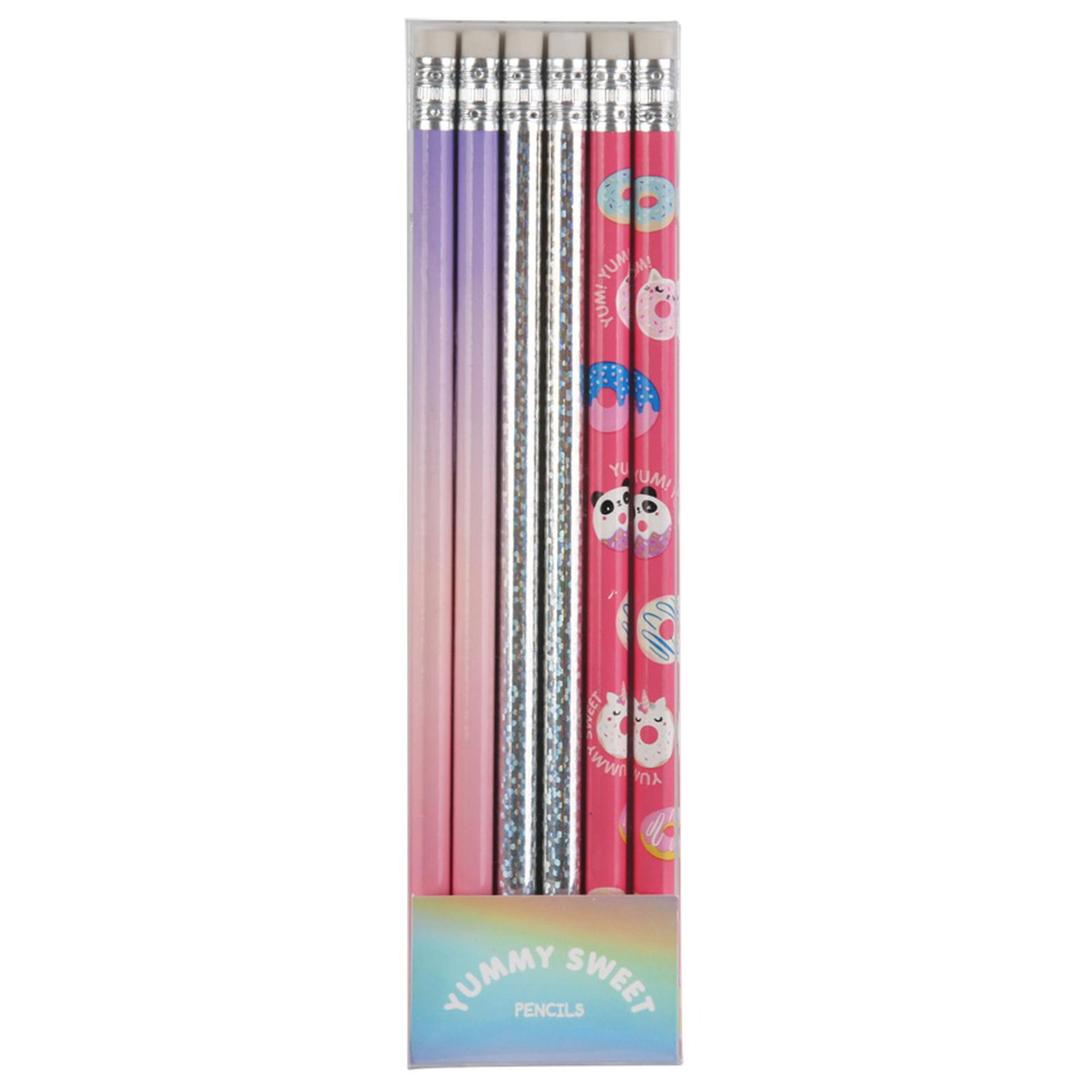 SET DE 6 LAPICES DE GRAFITO HB - 780-8513383