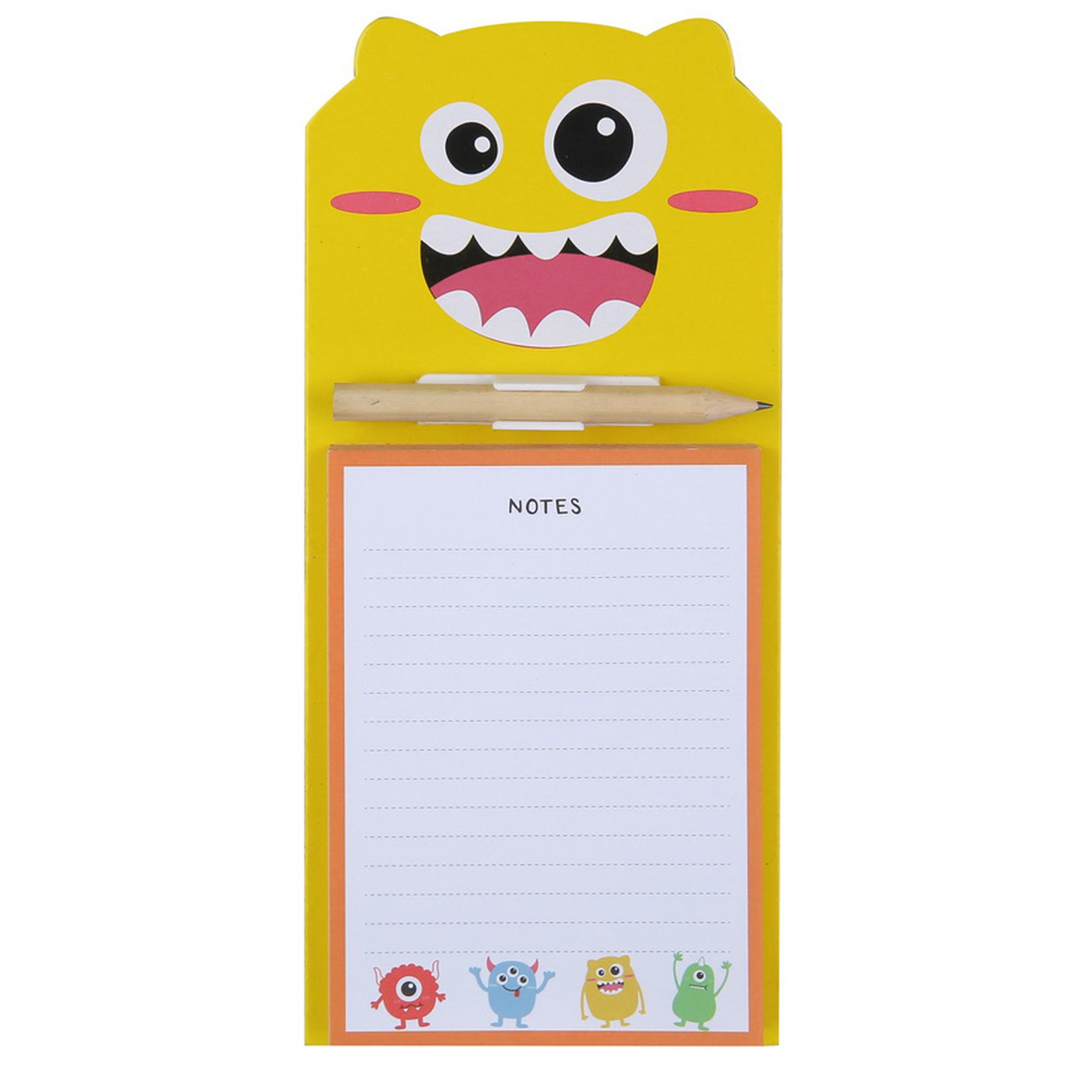 SET OF STICKY NOTES AND PENCIL, CONTAINS: 1 STICKY NOTE, 80*120MM, 1 MINI PENCIL HB - 780-8513480