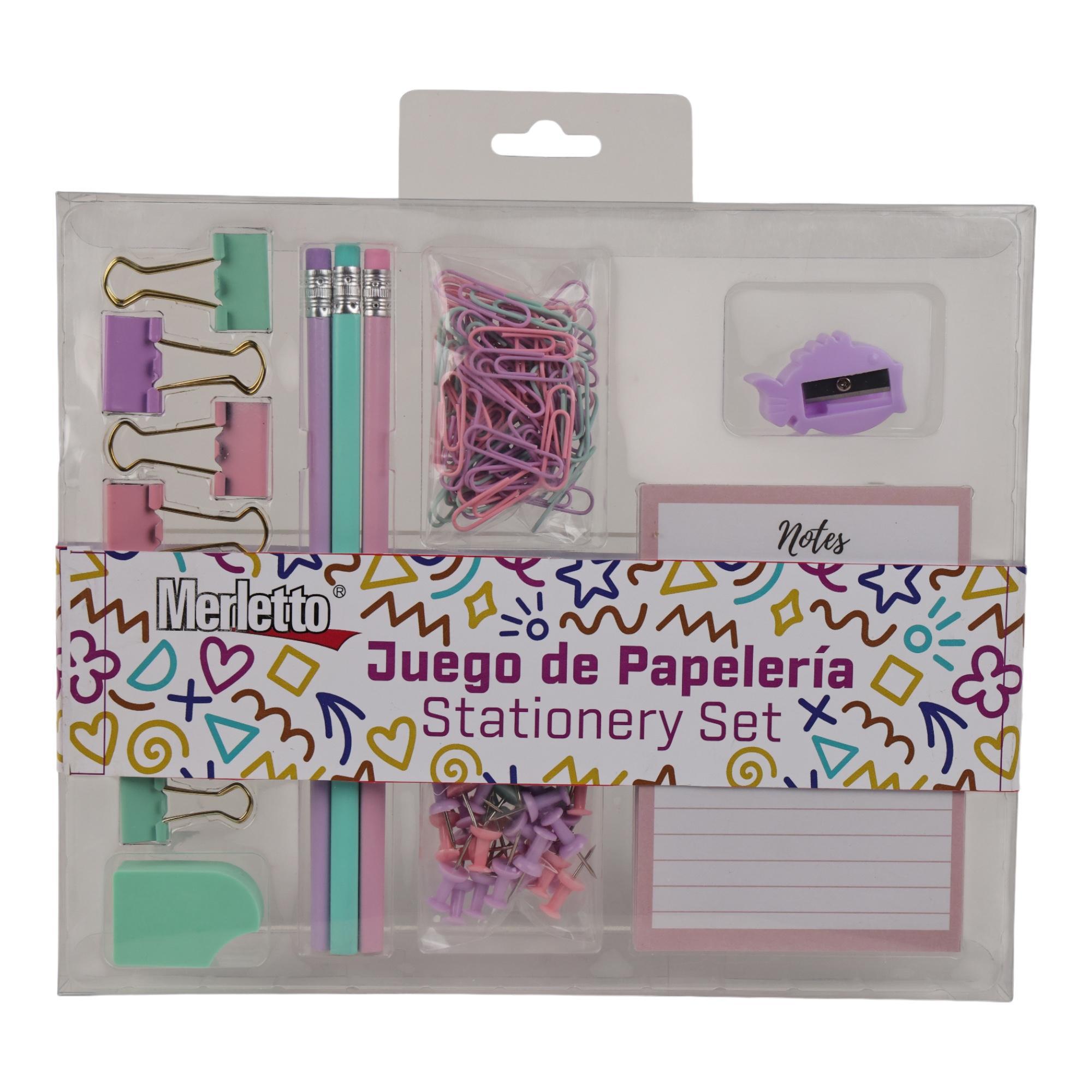 CONJUNTO DE PAPELARIA DE 133 PEÇAS - 780-8694743