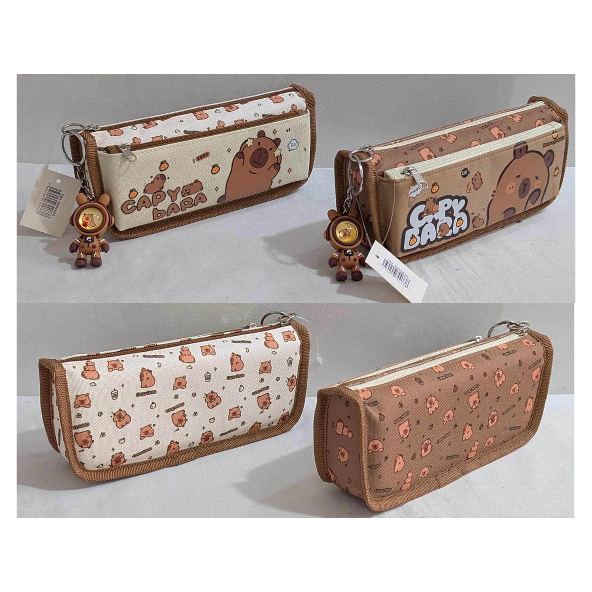 Pencil case with 2 compartments, size: 21.5 × 6 × 9 cm - 780-9054846
