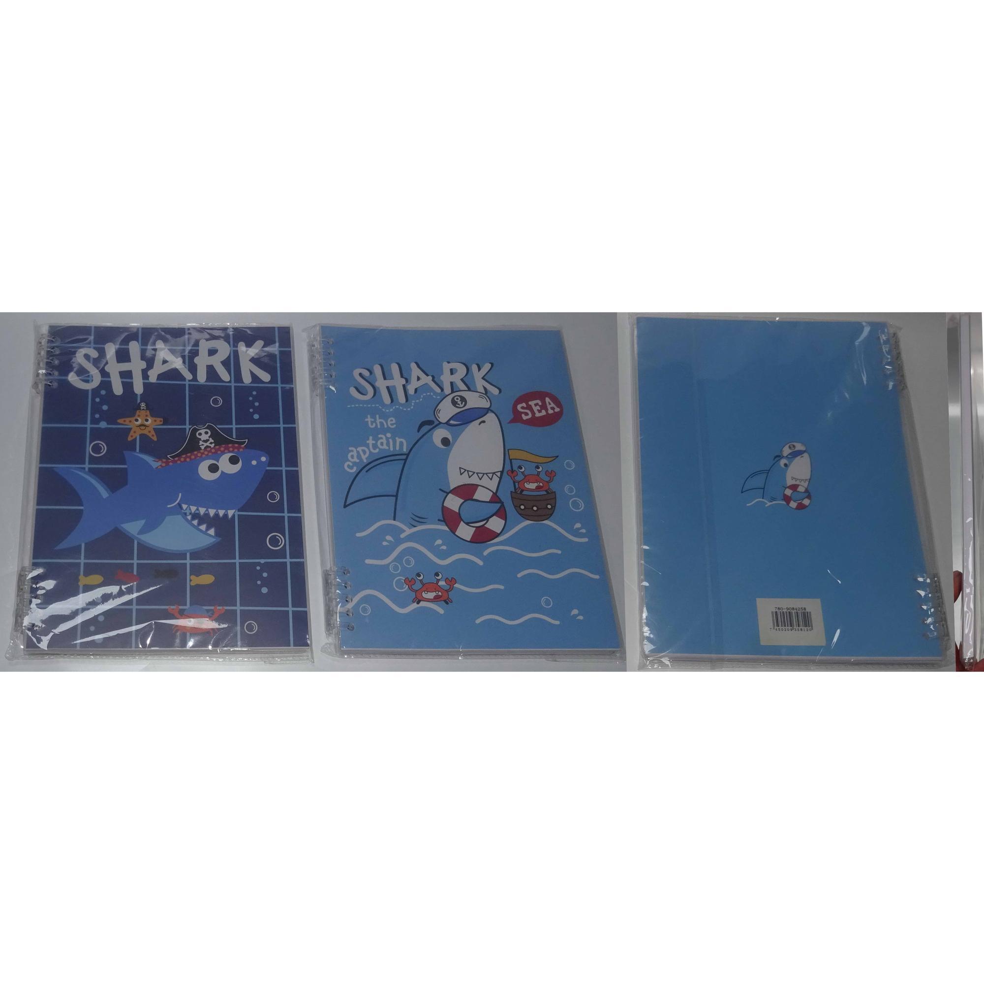 CADERNO ESPIRAL B5 TIBURON 80gsm - 780-9084258