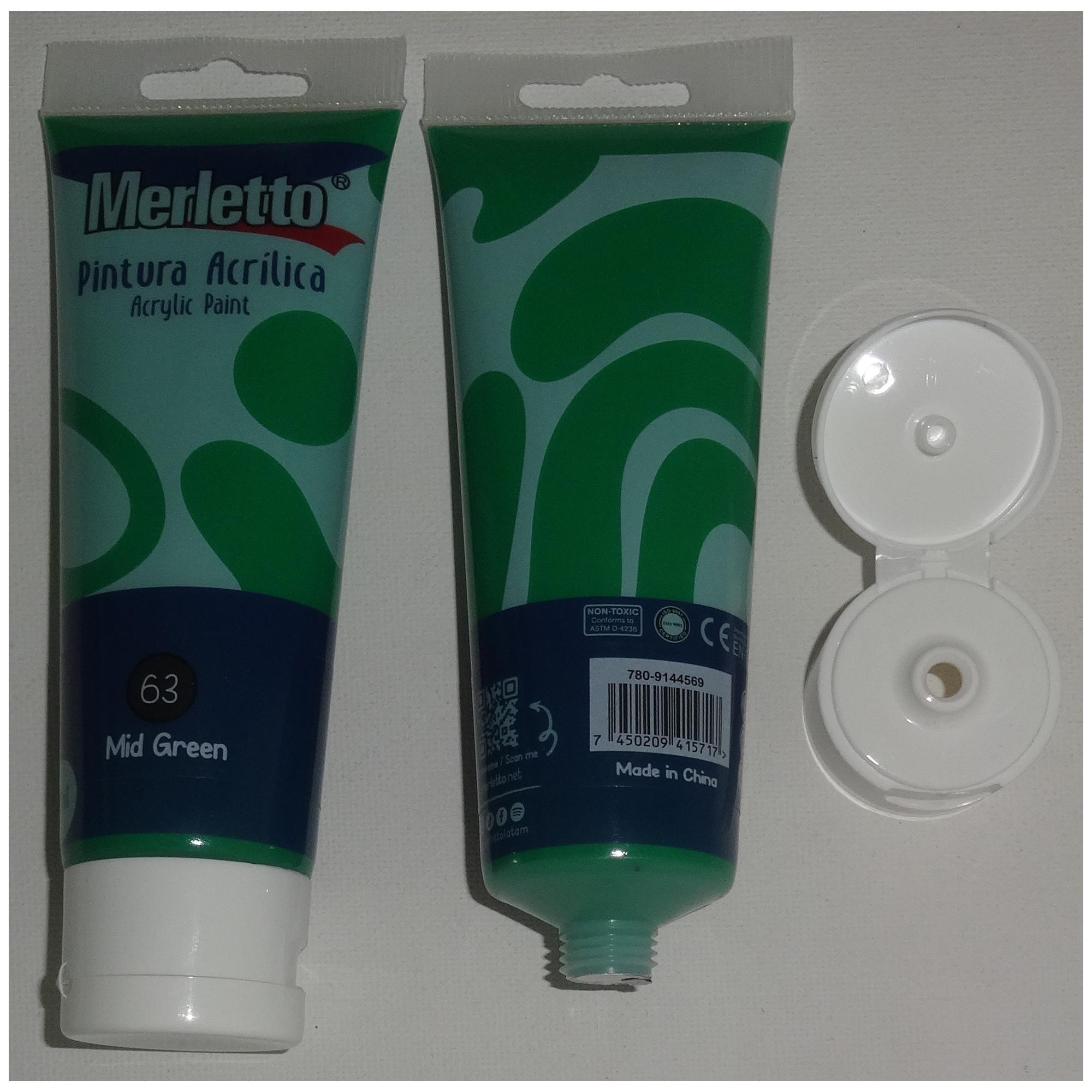 PINTURA ACRILICA 75ML VERDE - 780-9144569