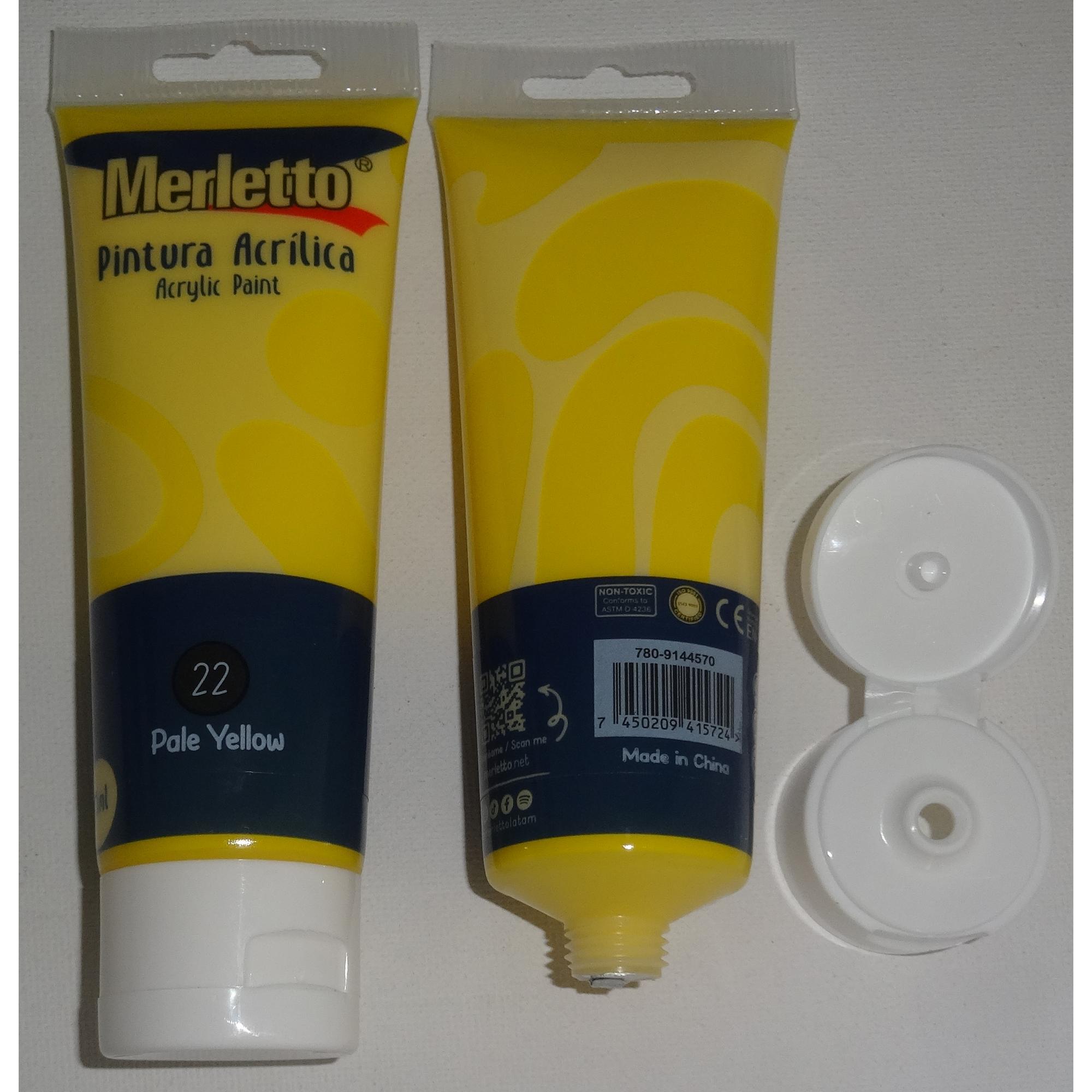 PINTURA ACRILICA 75ML AMARILLO - 780-9144570
