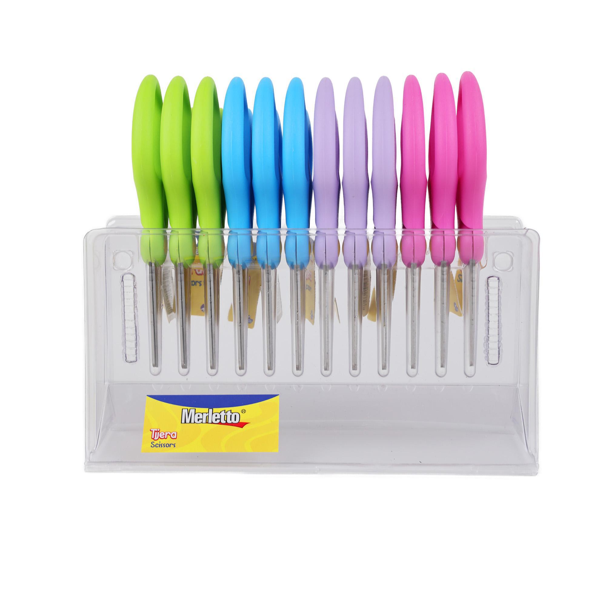 TESOURA PARA CRIANÇAS TAMANHO 5" 4 CORES VARIADAS - 780-9184601