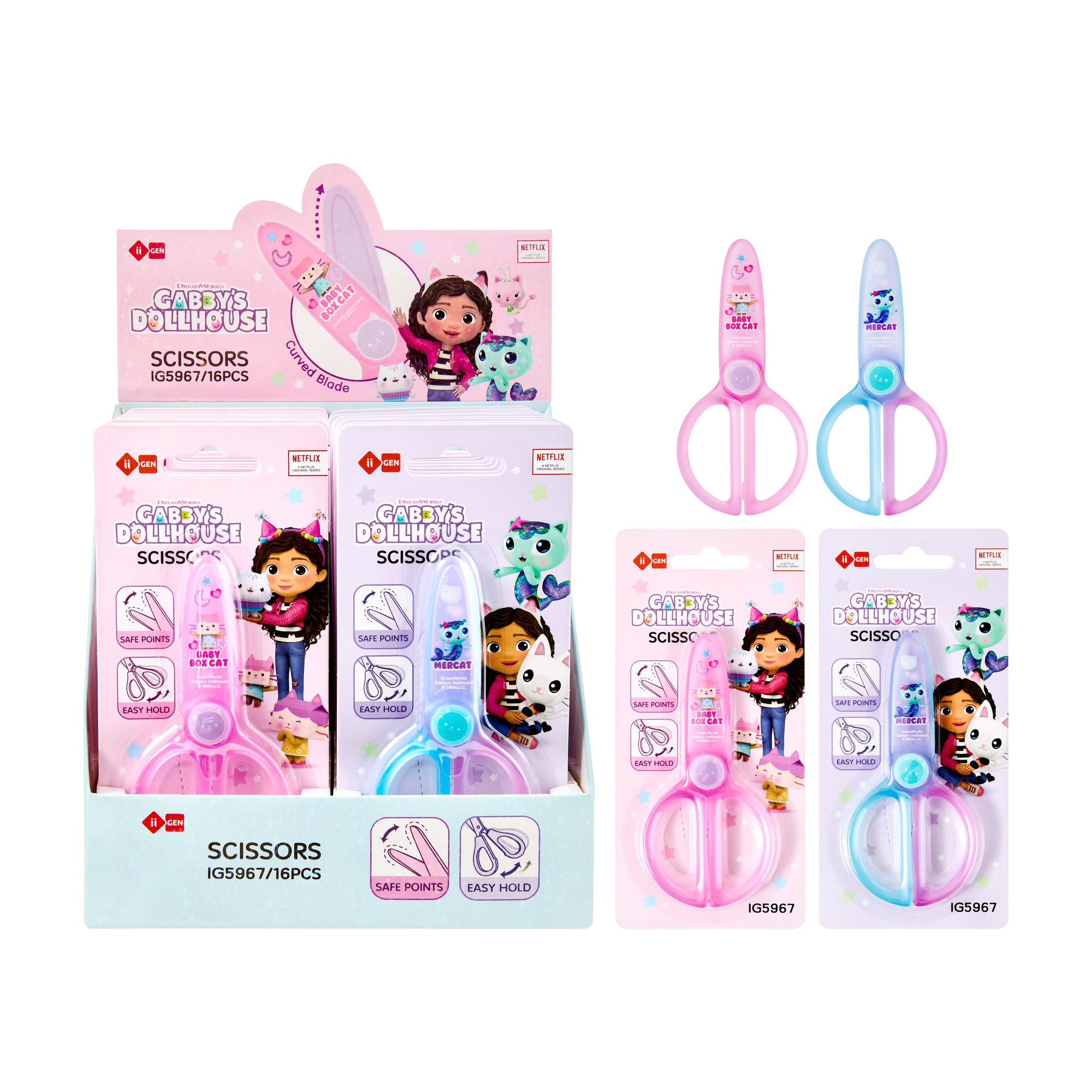 TIJERAS GABBY’S DOLLHOUSE 12.2 CM (1 PIEZA, COLORES SURTIDOS) - 780-9264906