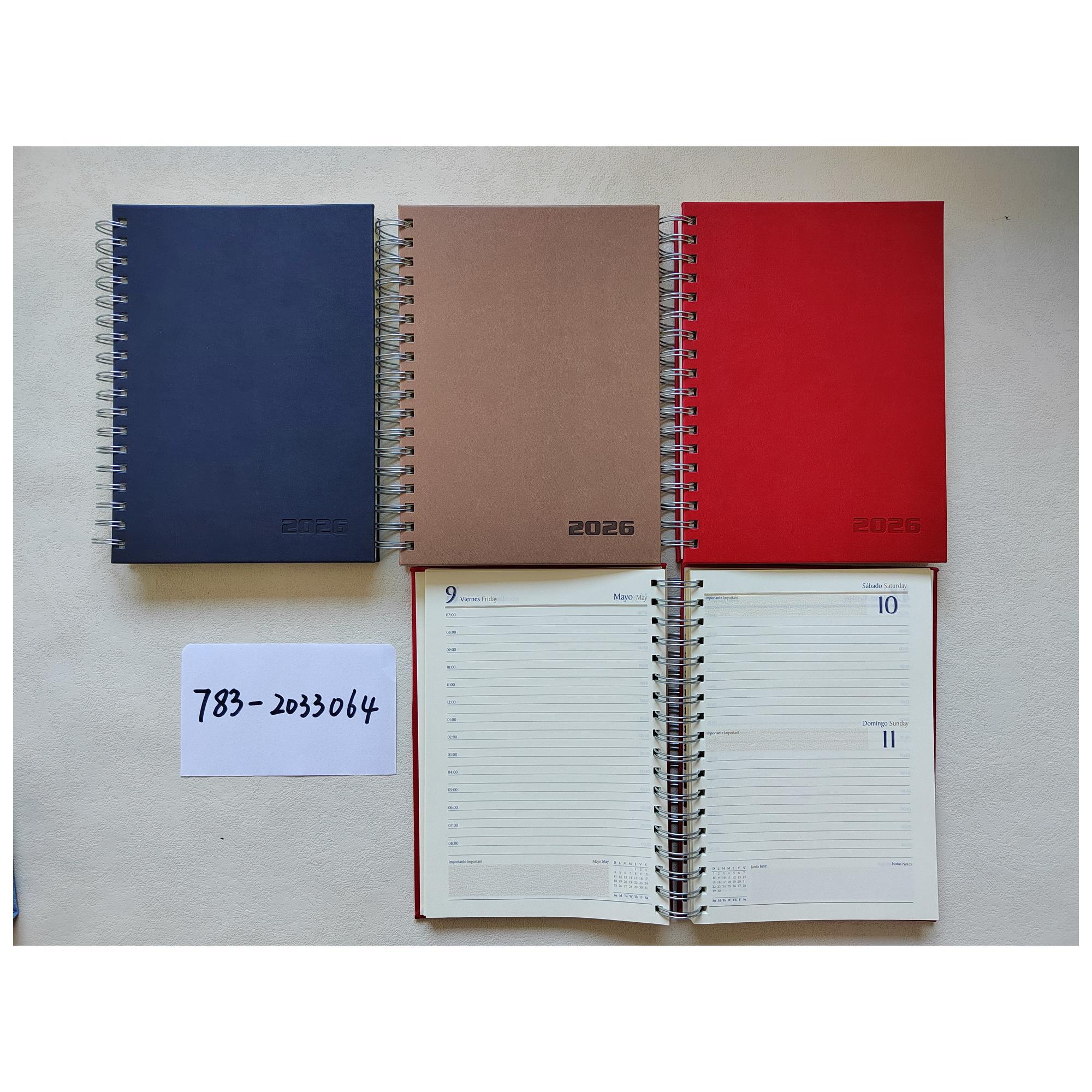 AGENDA B5 AMARILLA 17.5 X 24 CM - 783-2033064