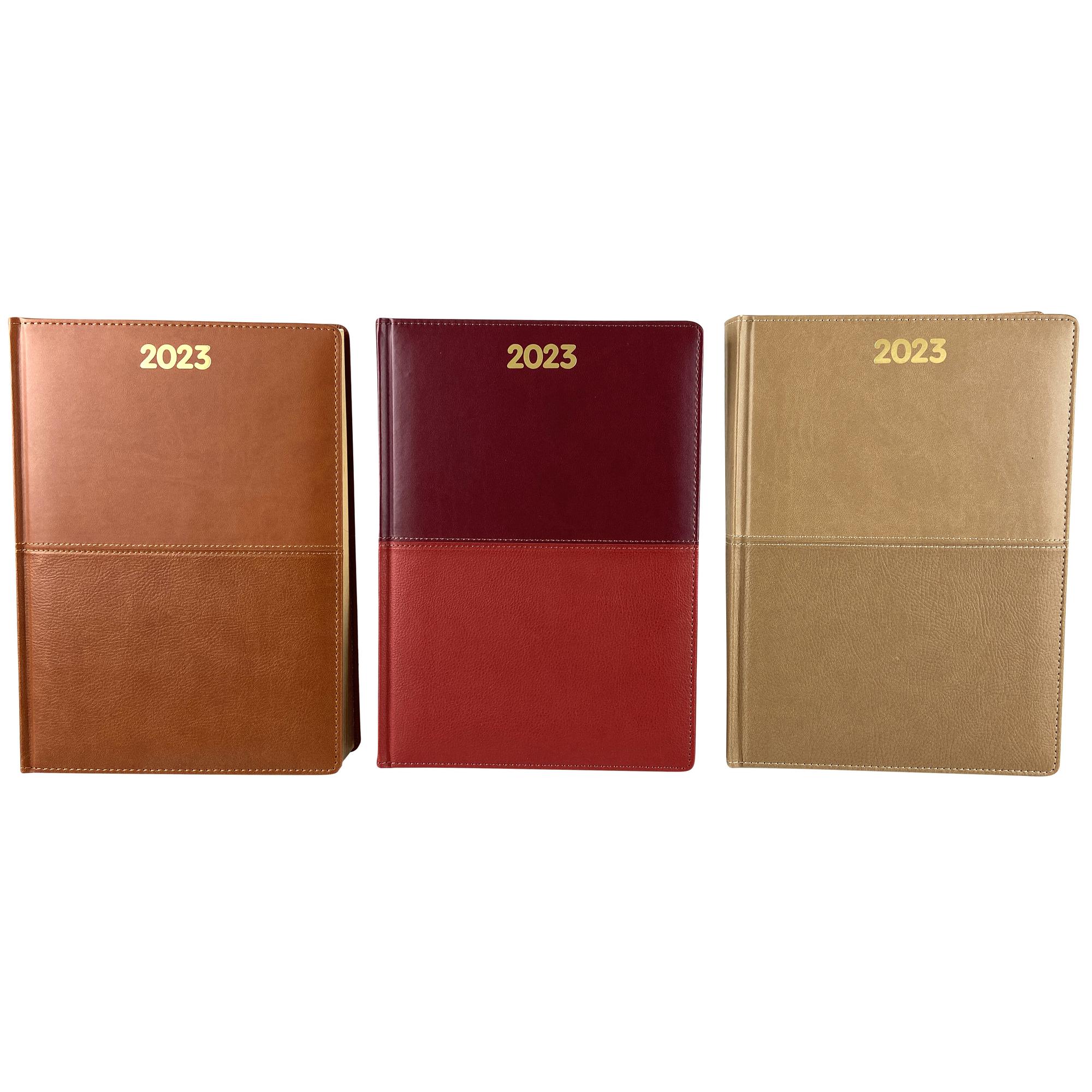 AGENDA A5 184 PAGINA PAPEL AMARILLO BORDE DORADO 60gsm - 783-2033096