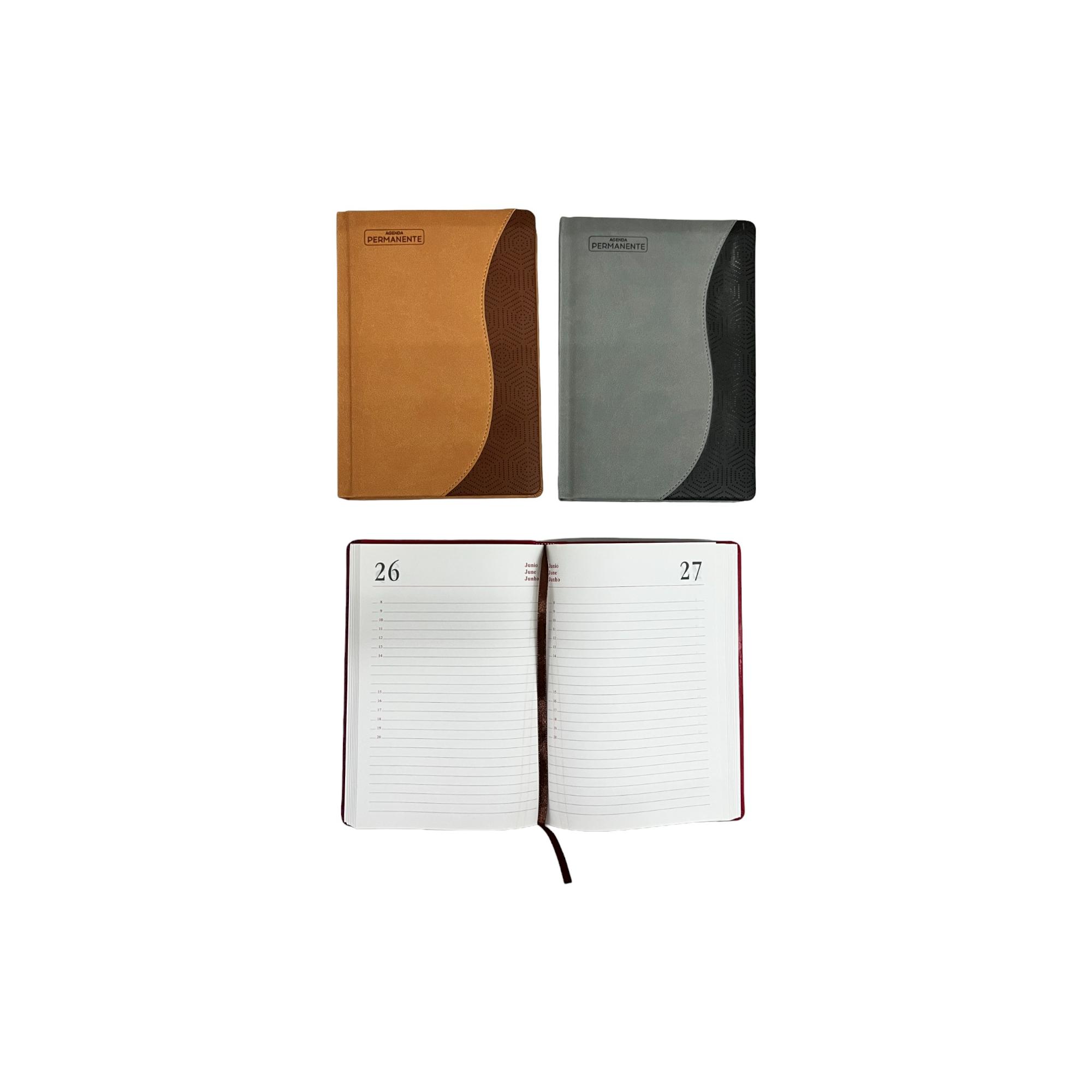 AGENDA PERMANENTE PAPEL BLANCO A5 196HOJAS - 783-2033123