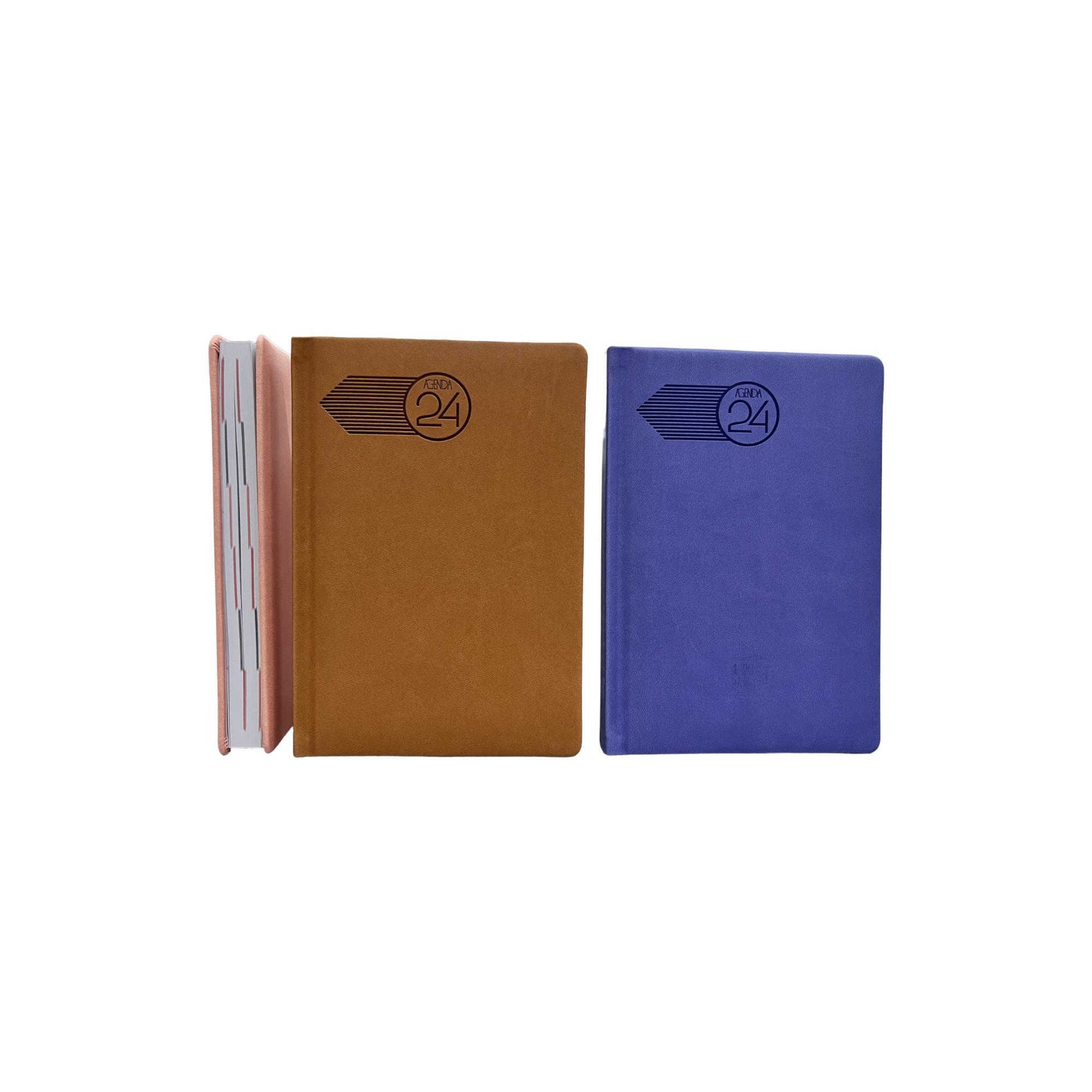 60PCS/CTN A5 2024 DIARY 180 SHEETS 60gsm WHITE PAPER 2 COLOR - 783-2033131
