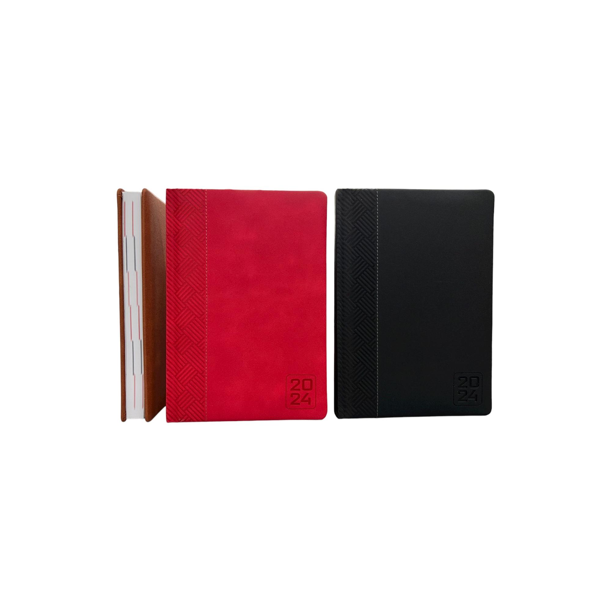 60PCS/CTN A5 2024 DIARY 180 SHEETS 60gsm WHITE PAPER 2 COLOR - 783-2033133