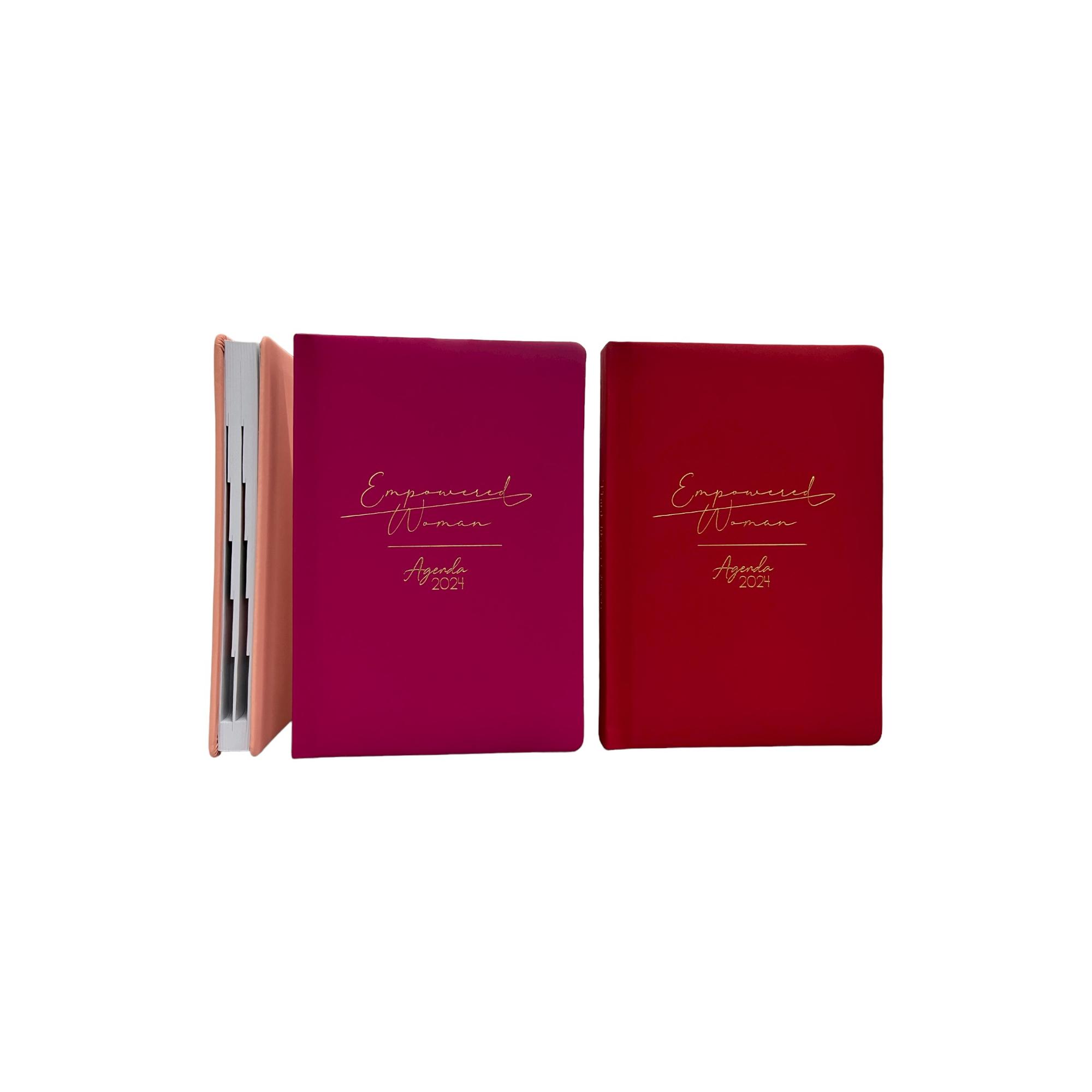 60PCS/CTN A5 2024 DIARY 182 SHEETS 60gsm WHITE PAPER 2 COLOR - 783-2033140