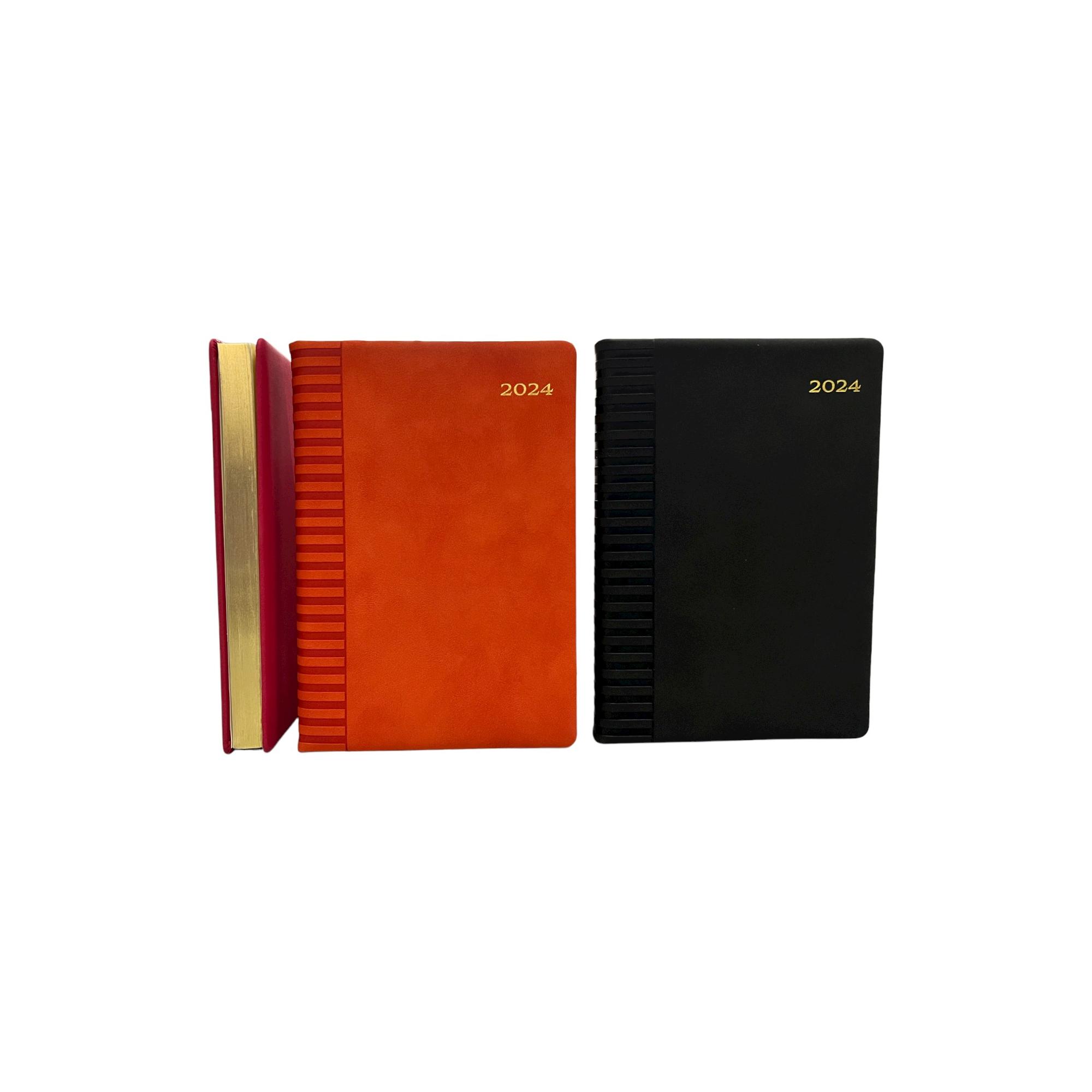 48PCS/CTN A5 2024 DIARY WITH 1OFFSET MAP+GOLD EDGE 184 SHEE - 783-2033151