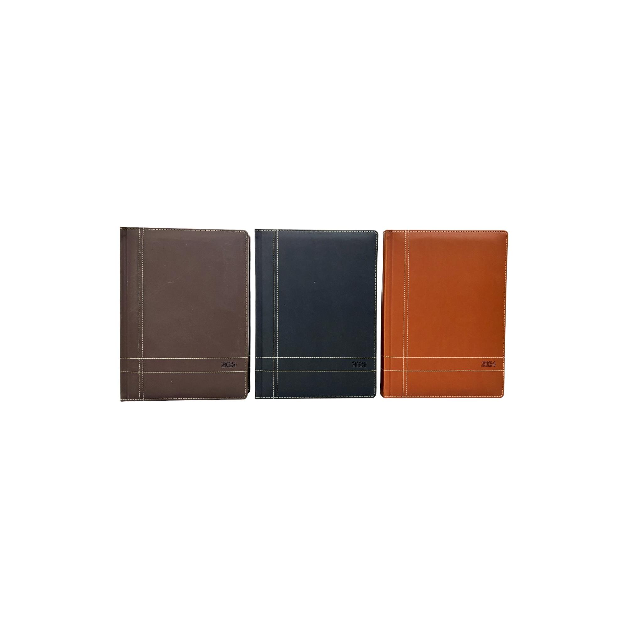36PCS/CTN B5 2024 DIARY WITH 1OFFSET MAP+GOLD EDGE 196 SHEE - 783-2033152