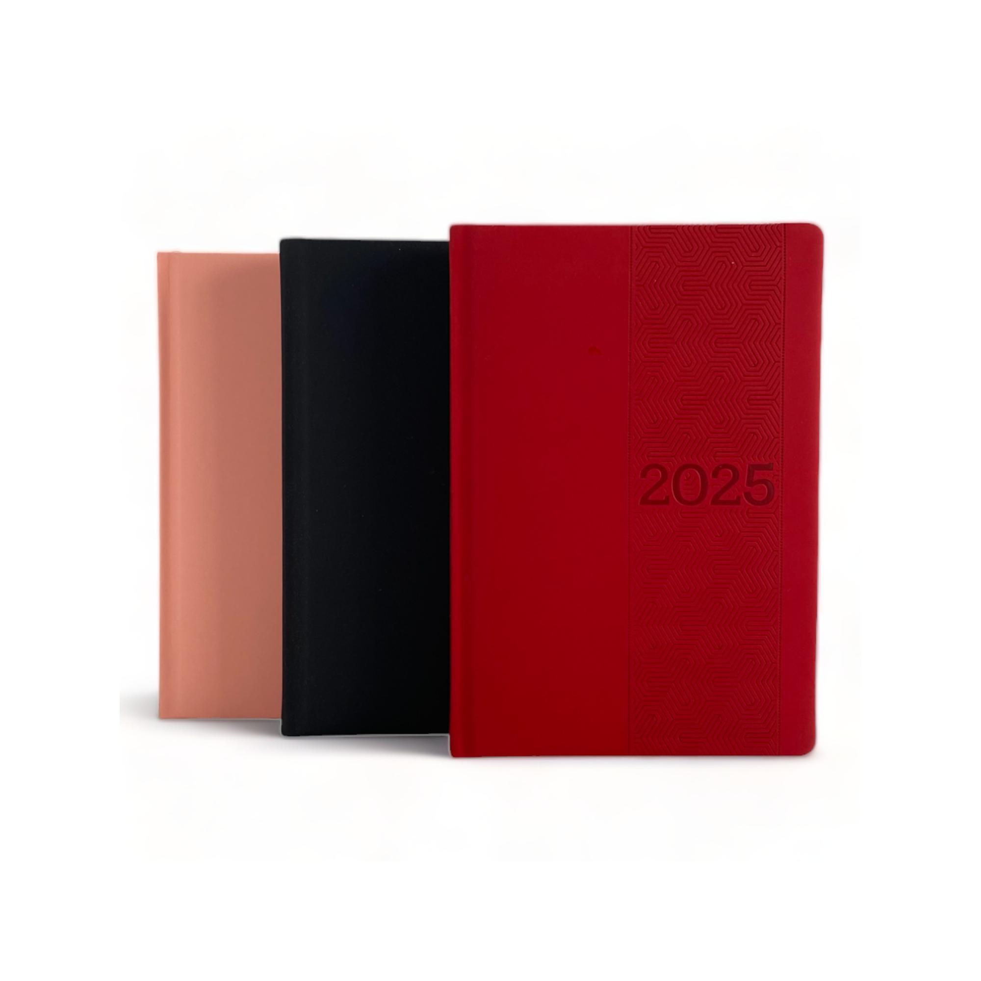 60PCS/CTN A5 2025 DIARY 182 SHEETS 60gsm WHITE PAPER 2 COLOR - 783-2033194