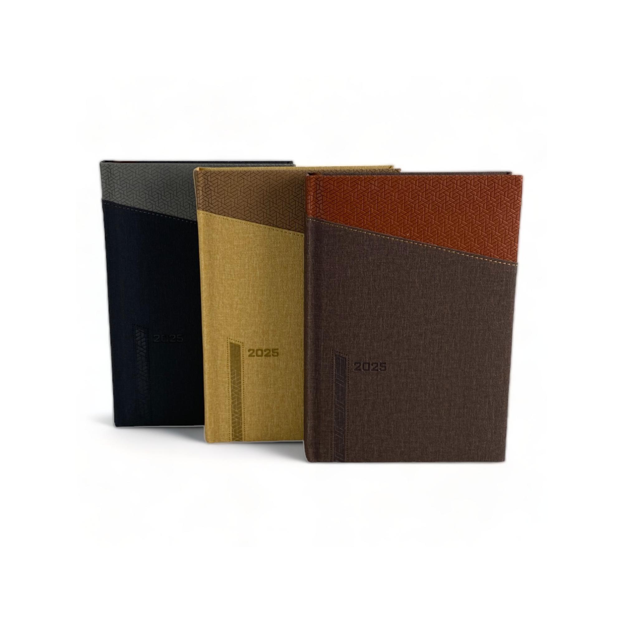 60PCS/CTN A5 2025 DIARY 180 SHEETS 60gsm WHITE PAPER 2 COLOR
