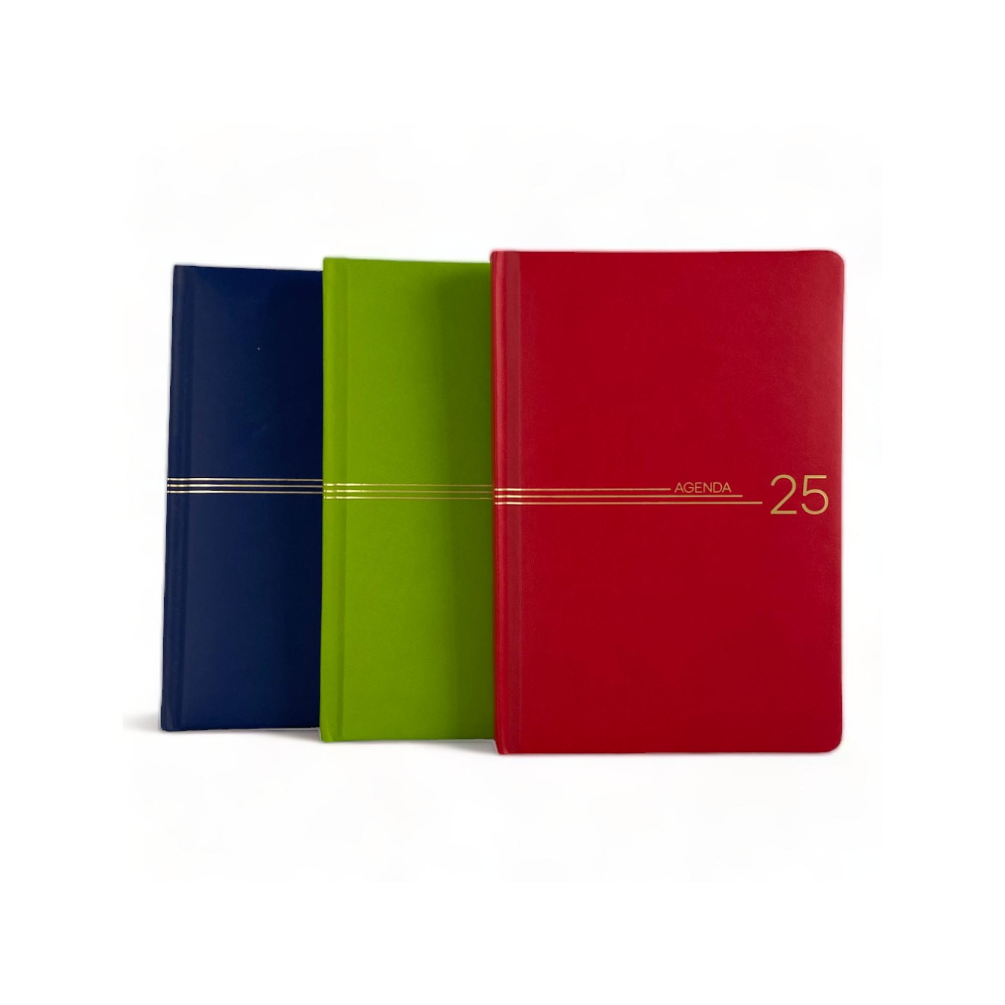 60PCS/CTN A5 2025 DIARY 180 SHEETS 60gsm WHITE PAPER 2 COLOR Noritex