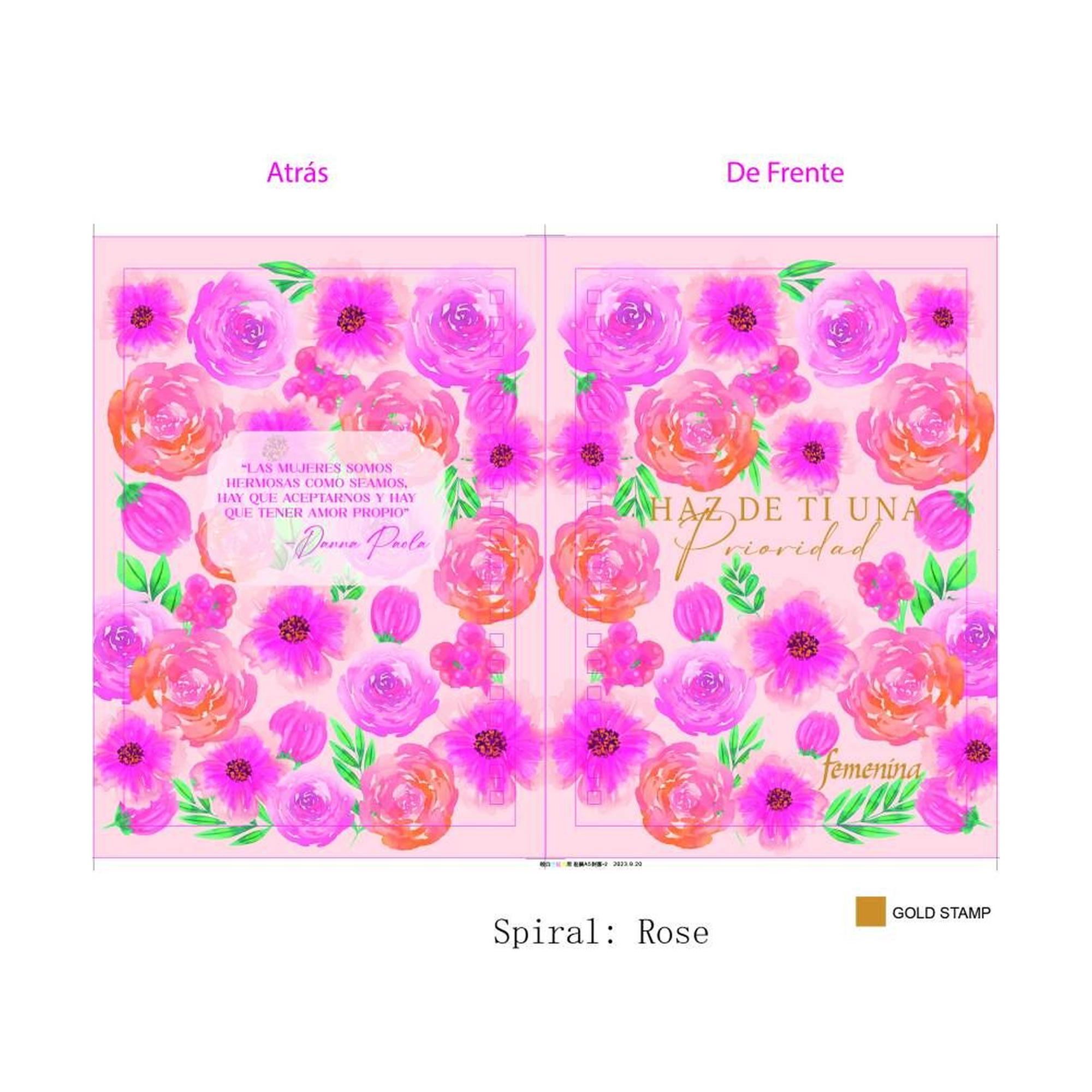 CADERNO FEMININO A5 DE 96 FOLHAS - 783-2033236MX